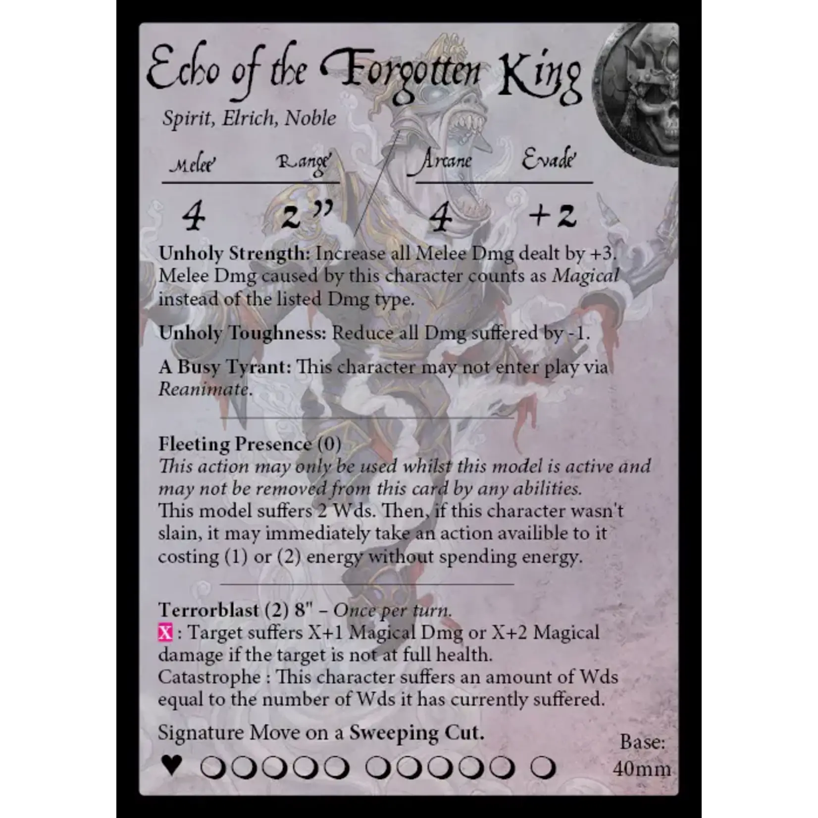 Goblin King Games Echo of the Forgotten King - Shades of Moonreach - Moonstone