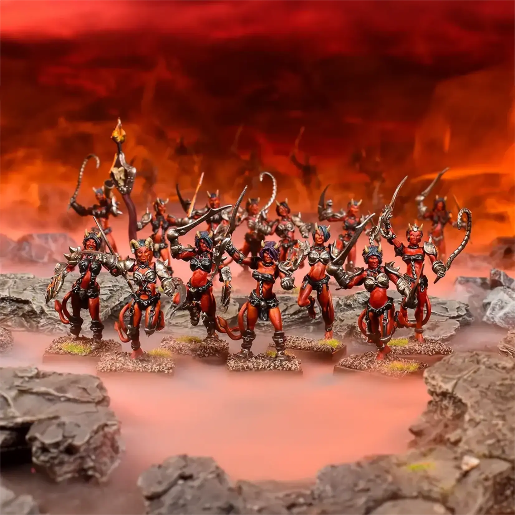 Mantic Succubi Regiment - Forces of the Abyss - Kings of War
