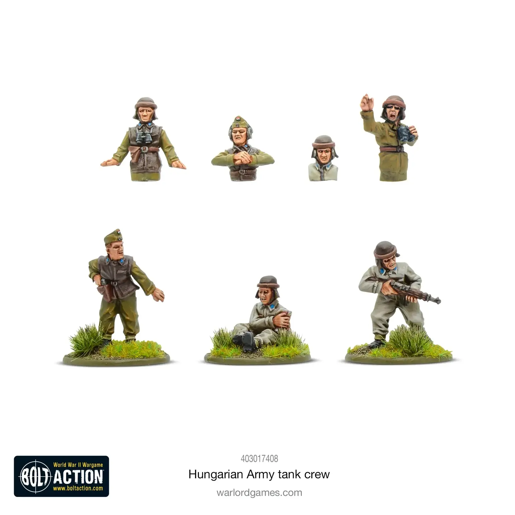 Warlord Games Hungarian Tank Crew - Bolt Action