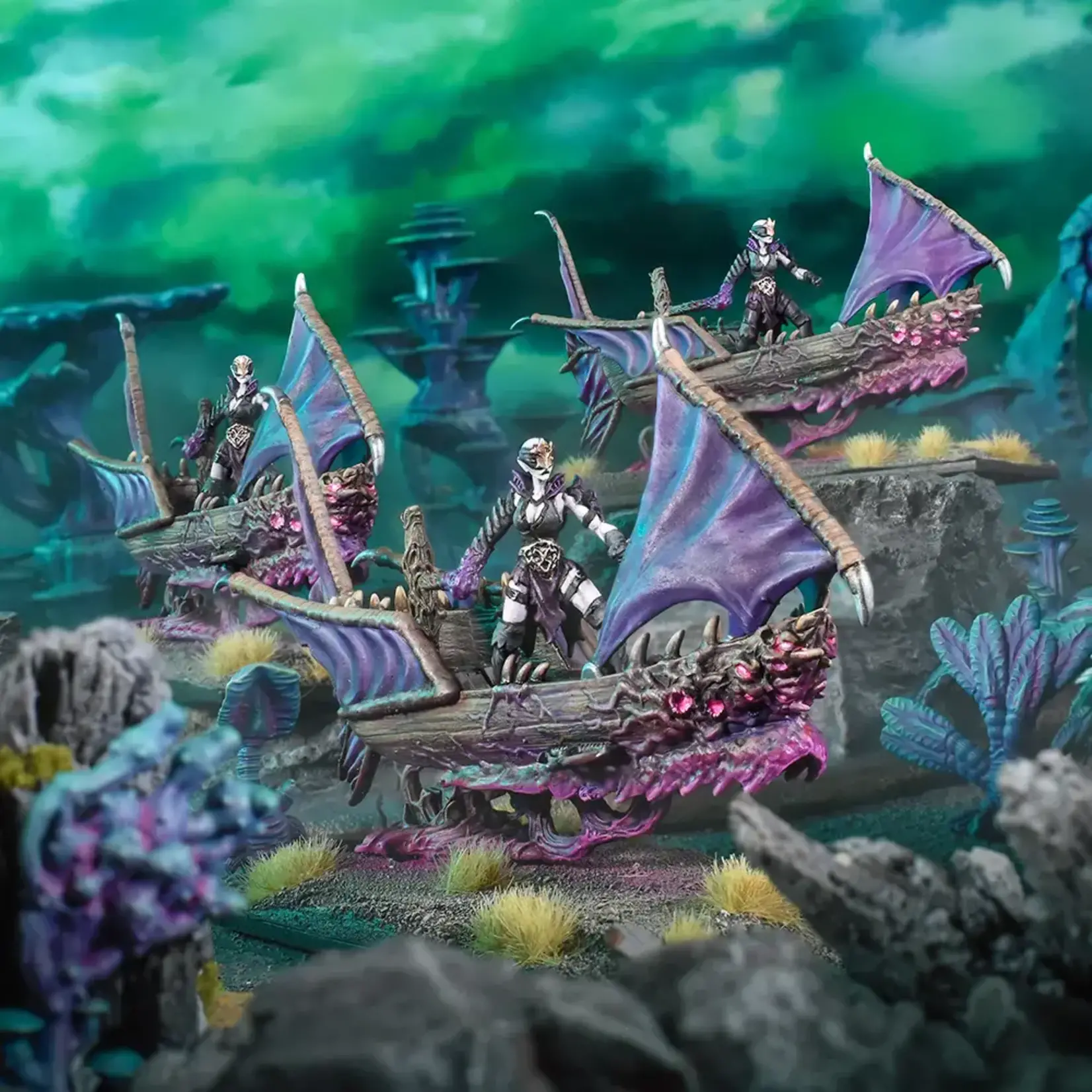 Mantic Void Skiff Regiment - Twilight Kin - Kings of War