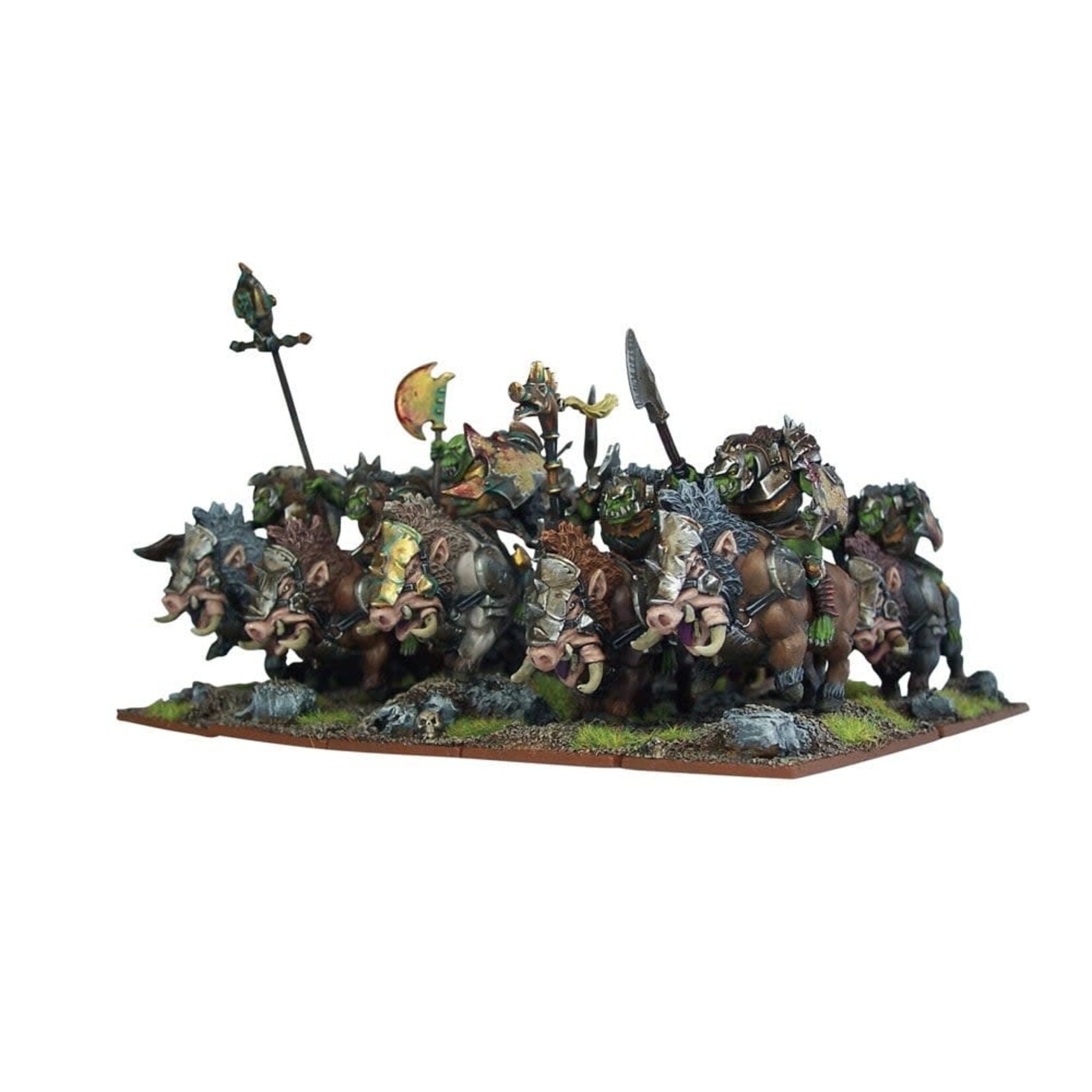 Mantic Gore Rider Regiment - Orcs - Kings of War