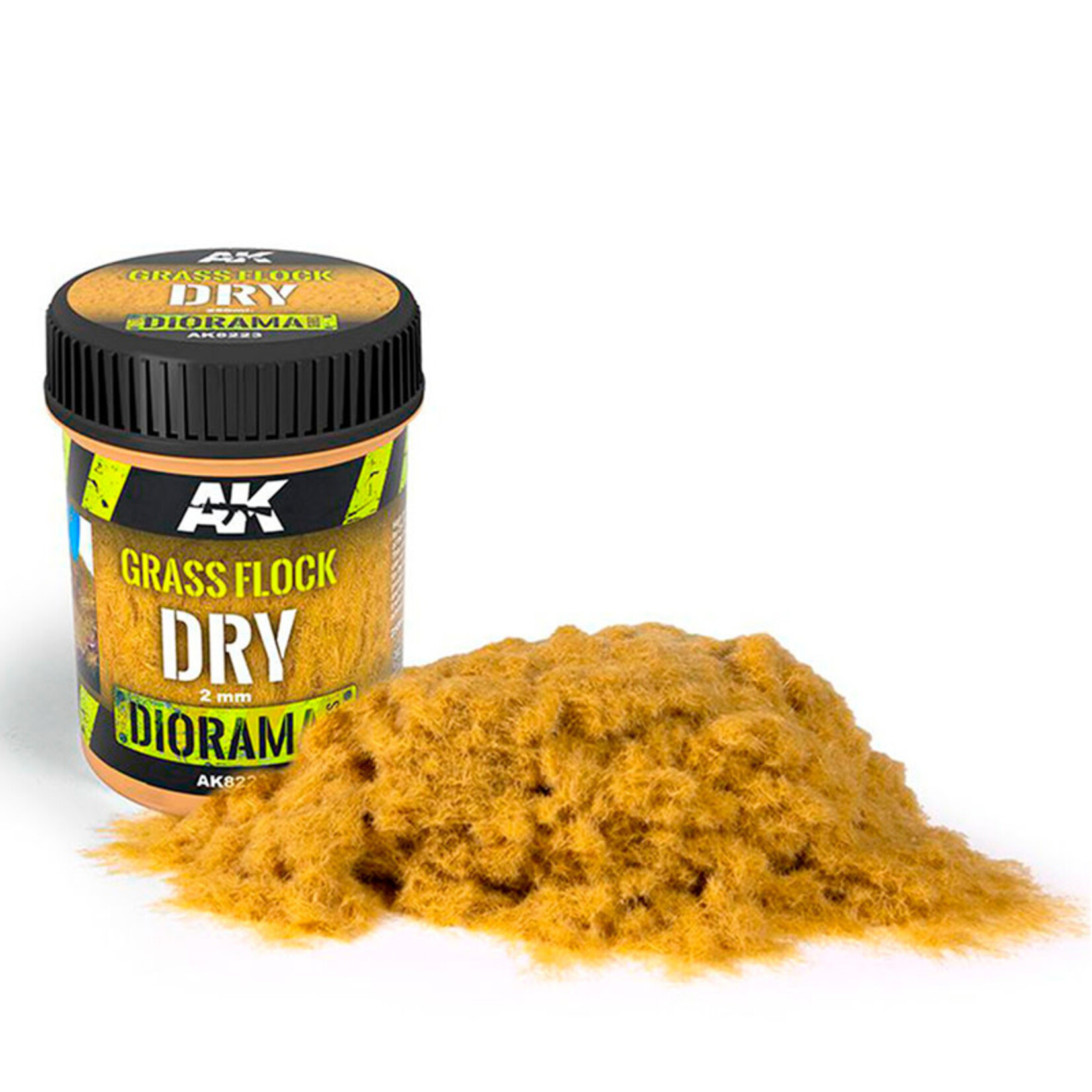 Grass Flock Dry 2mm, 250 ml