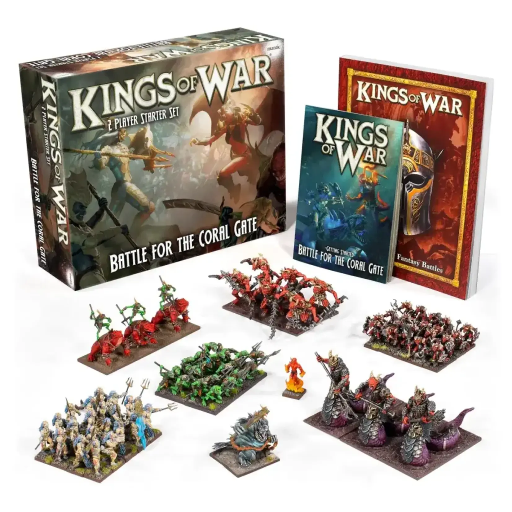 Mantic Battle for the Coral Gate 2 Player Starter Set - Kings of War (ENG)