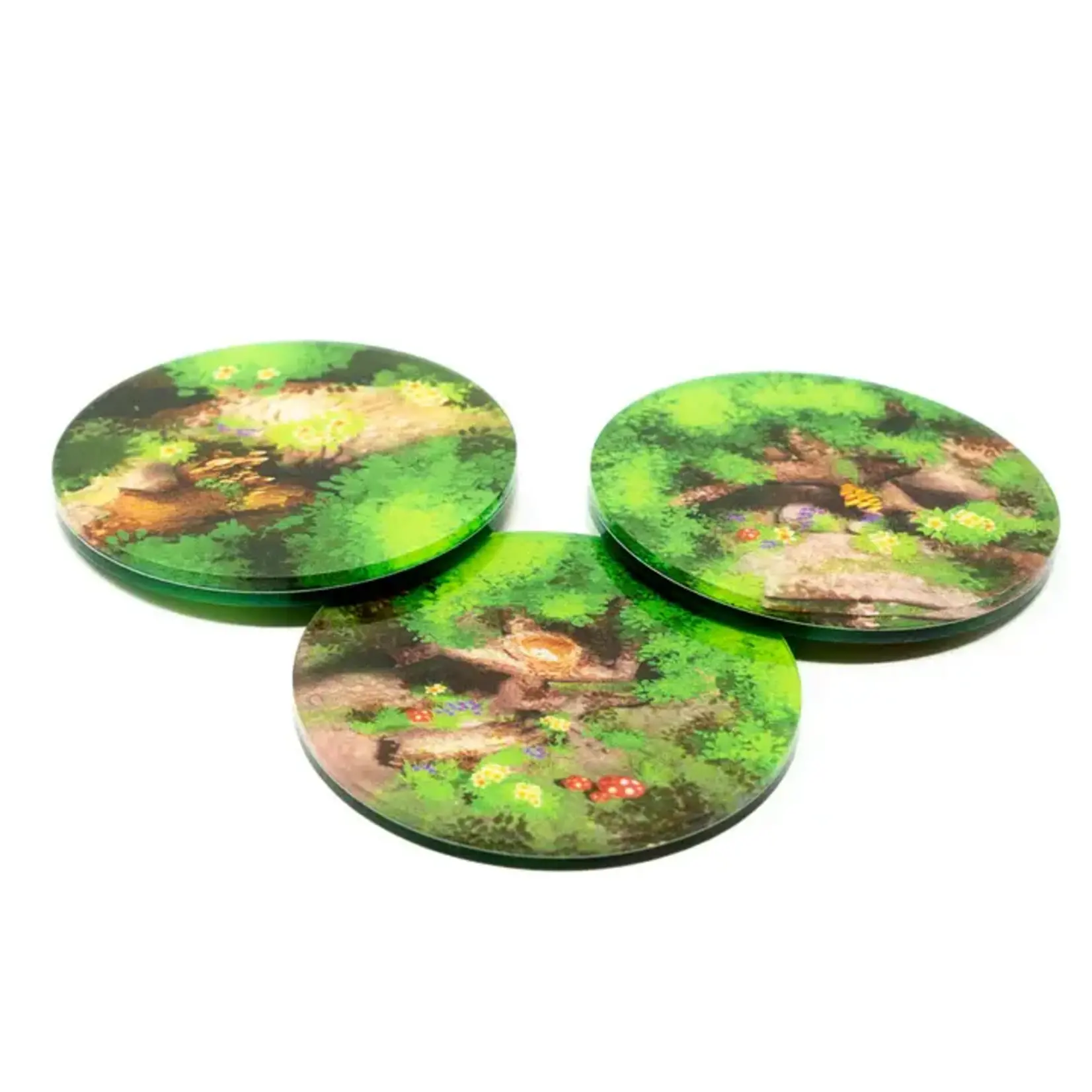 Goblin King Games Wooded Patch Tokens - Moonstone