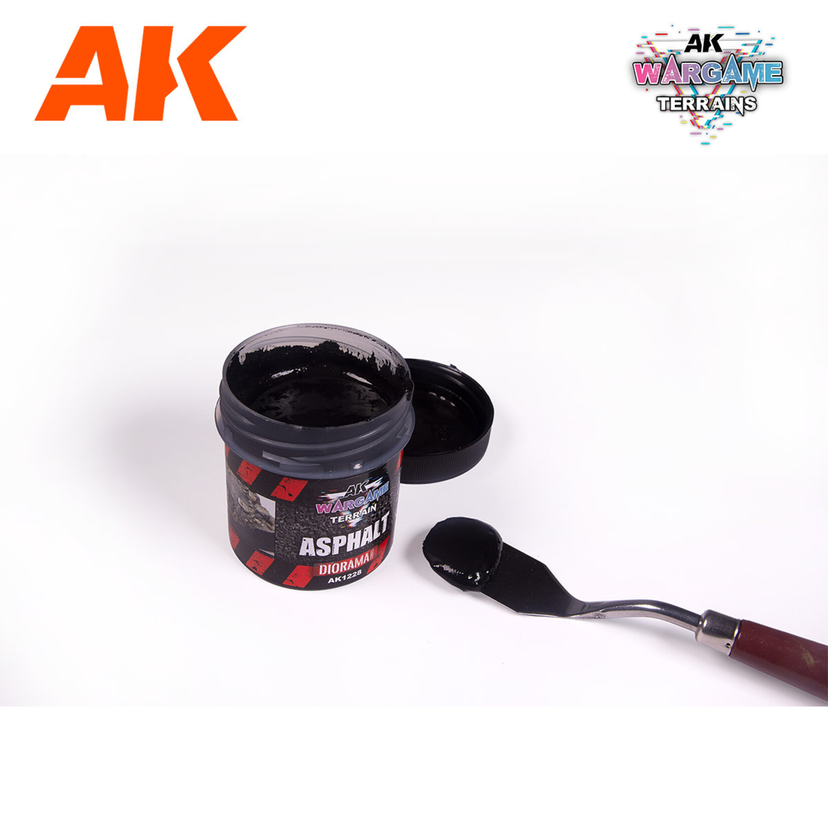 Asphalt 100 ml - AK Wargame Terrain Diorama Series