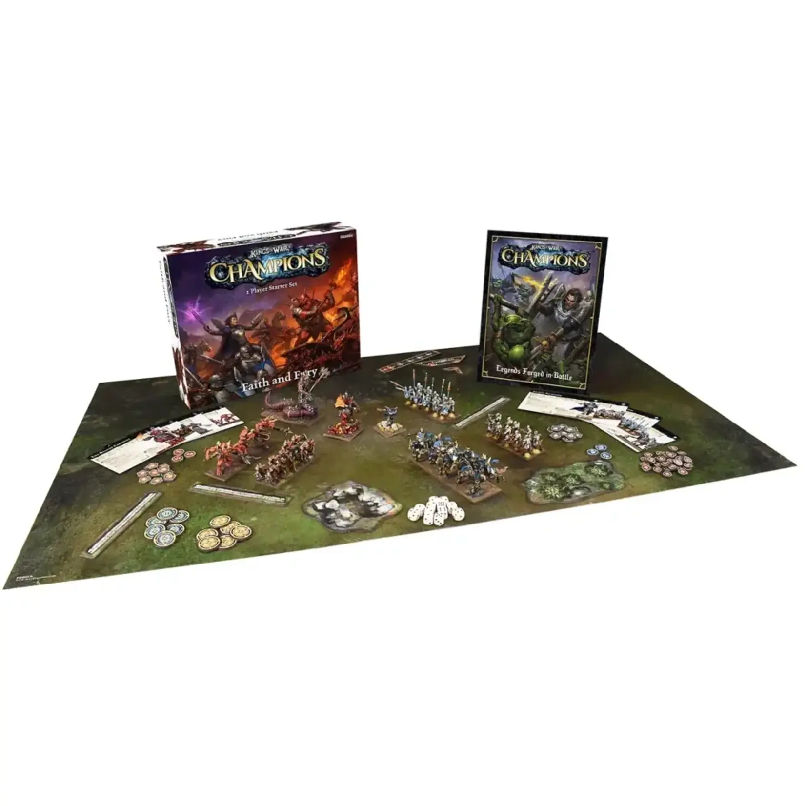 Mantic Faith & Fury: Kings of War Champions 2 Player Starter Set (ENG)