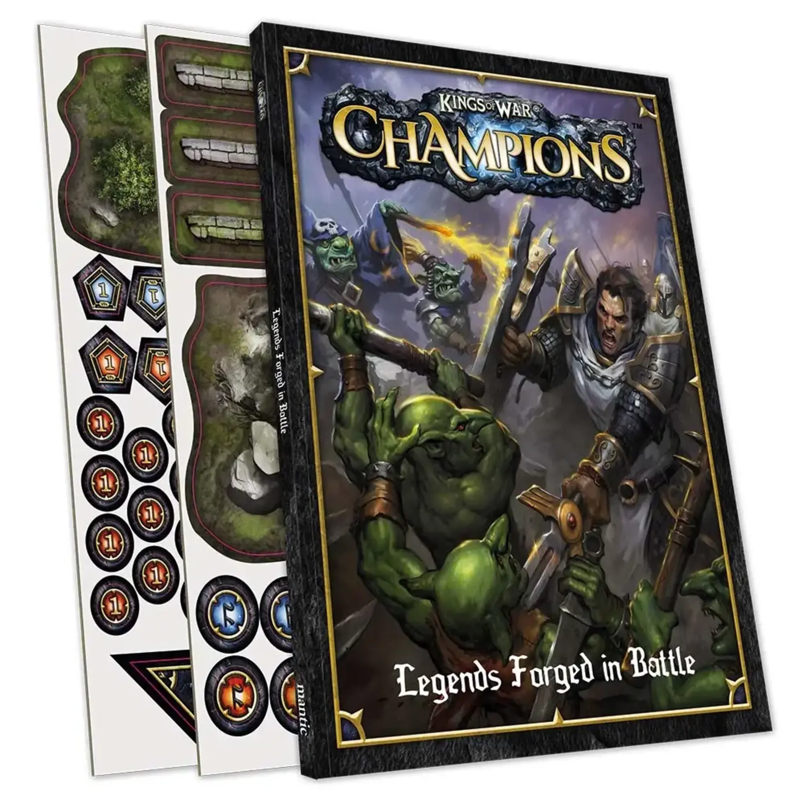 Mantic Kings of War: Champions Rulebook and Tokens Pack (ENG)