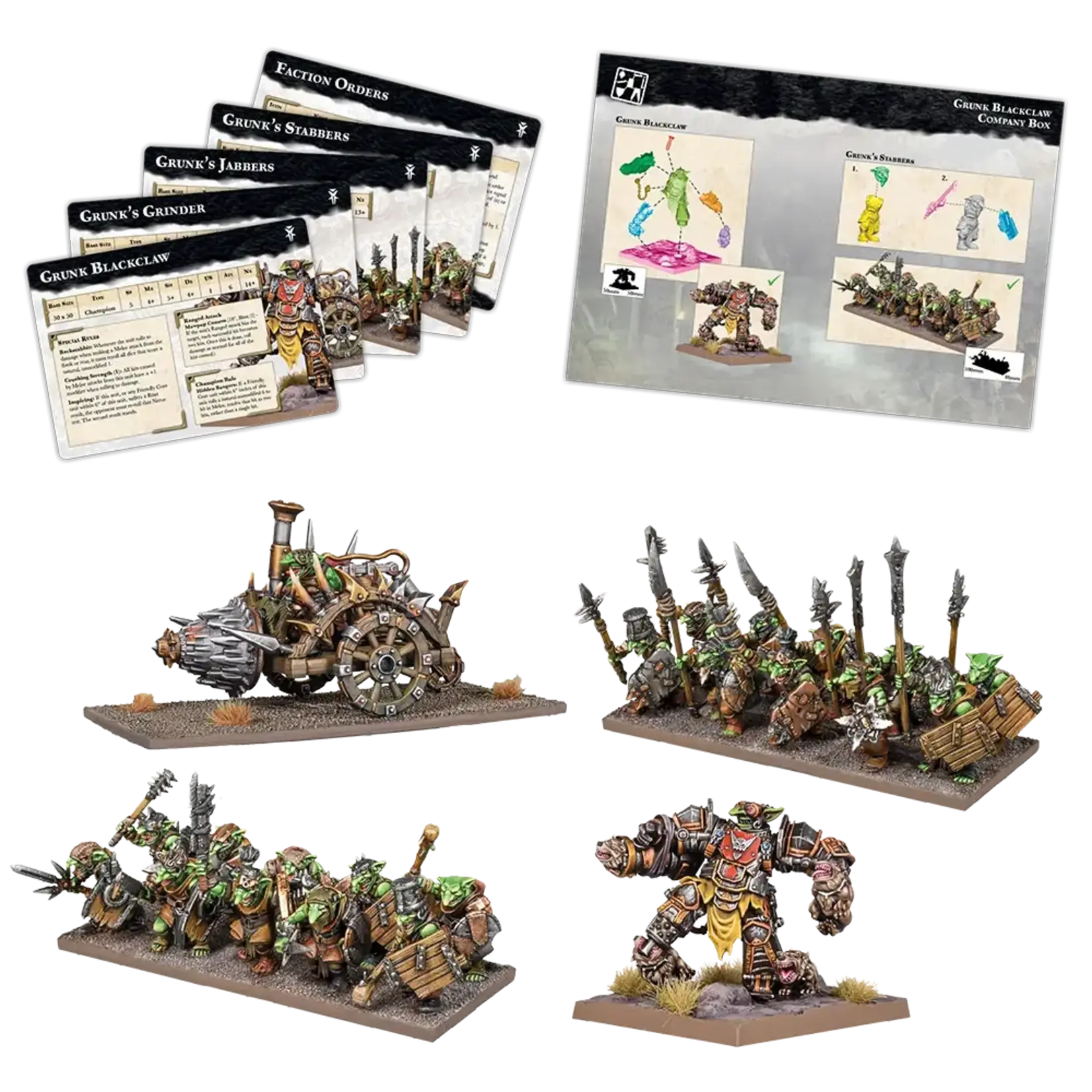 Mantic Grunk Blackclaw Company Box - Kings of War Champions