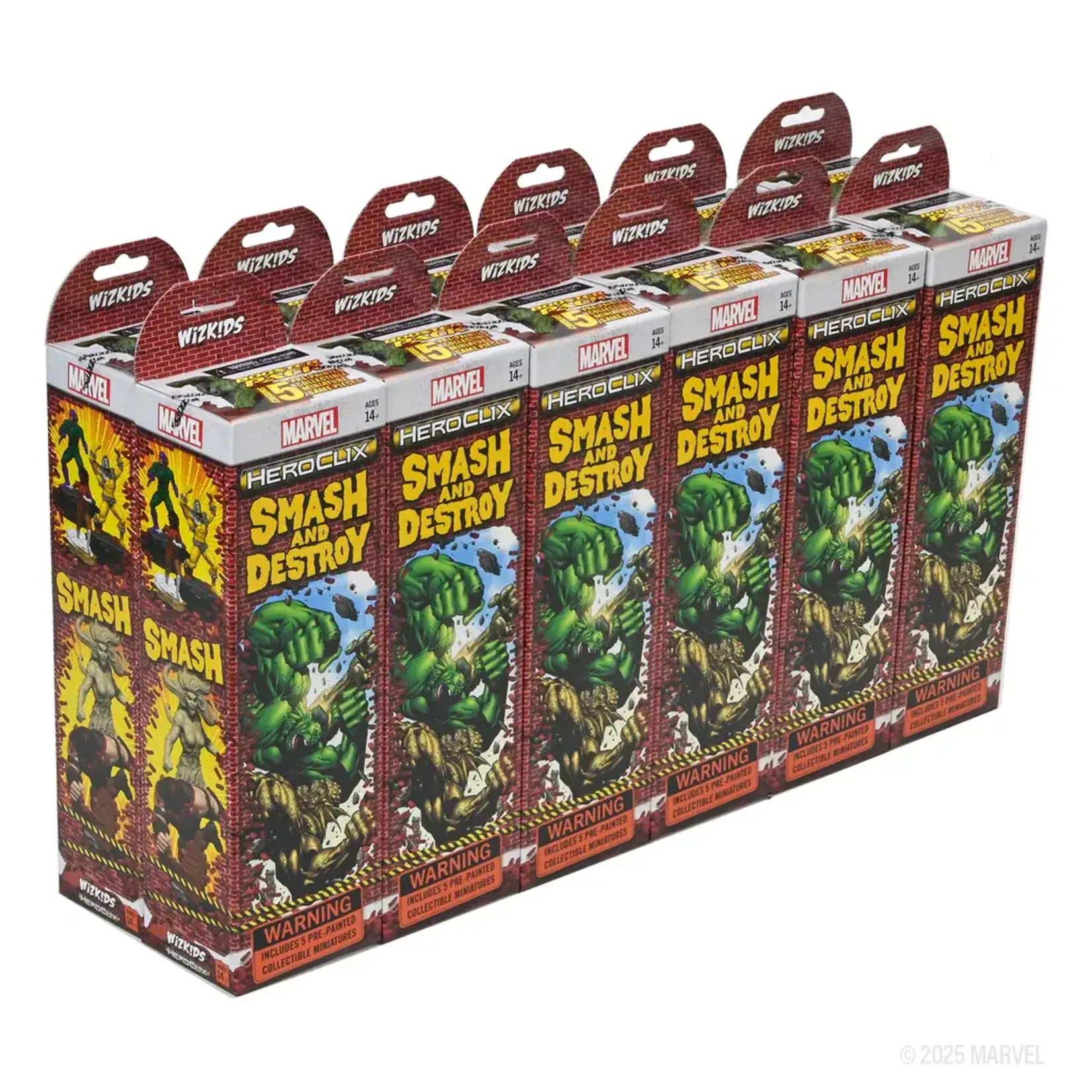 WizKids Smash and Destroy Brick (12 boosters) - Marvel Heroclix