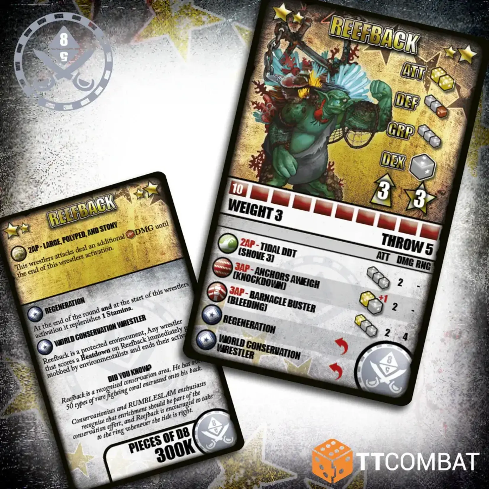 TTCombat Reefback - Pieces of D8 - Rumbleslam