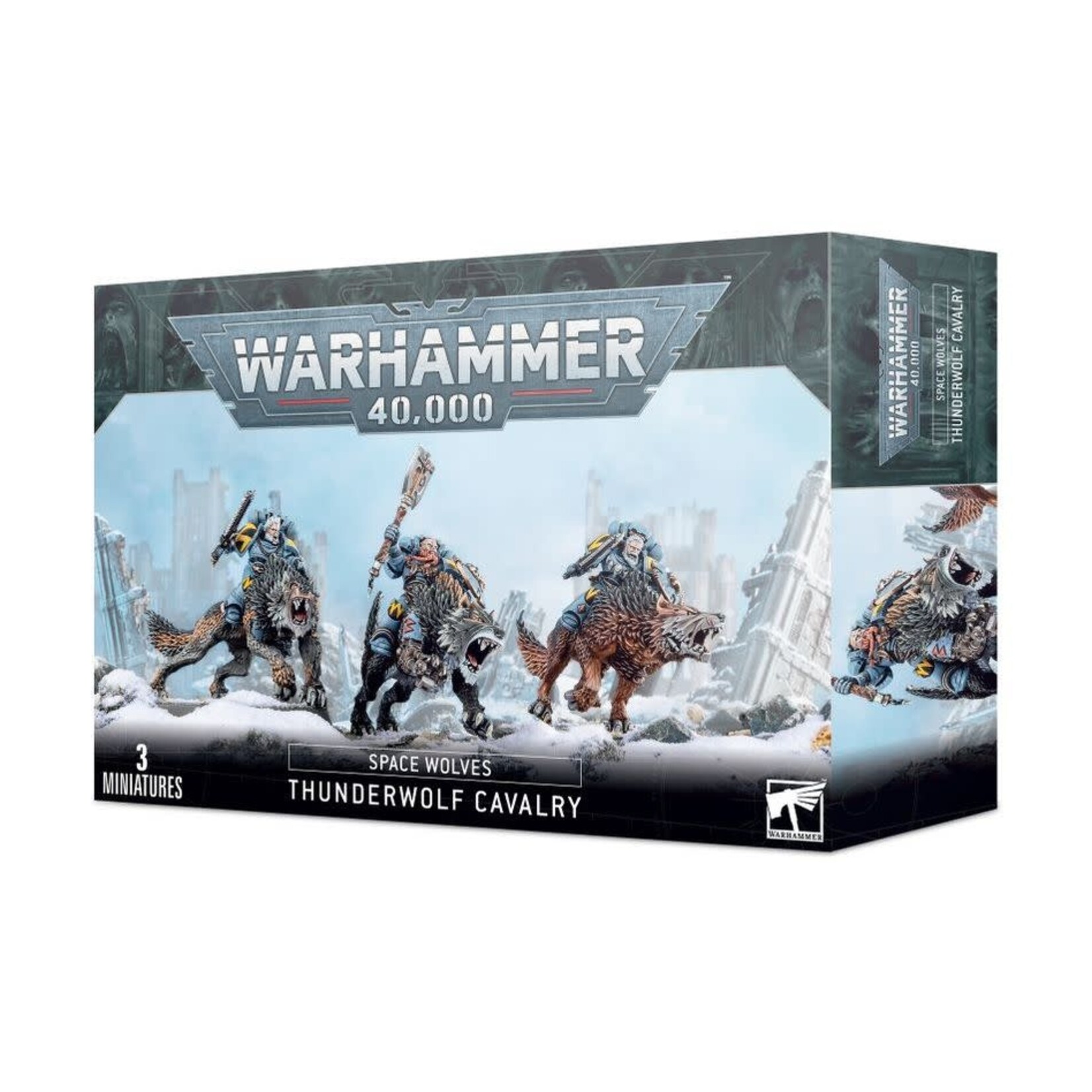 Games Workshop Thunderwolf Cavalry - Space Wolves - Warmachine 40,000