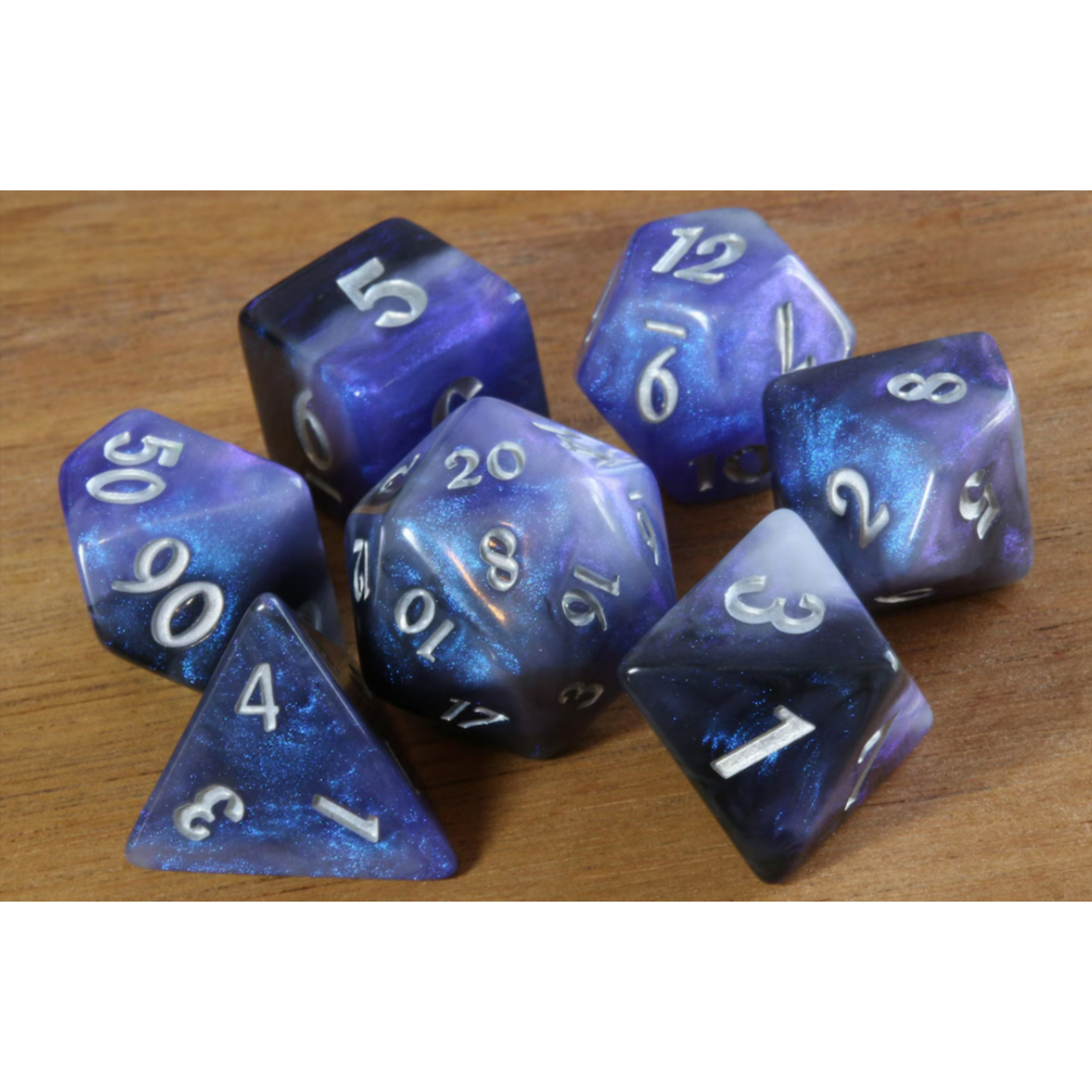 Rêve de Morphée - Ensemble de dés polyhédriques par La Voûte du magicien