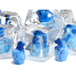 Dragonnet Bleu - Ensemble de dés polyhédriques par La Voûte du magicien