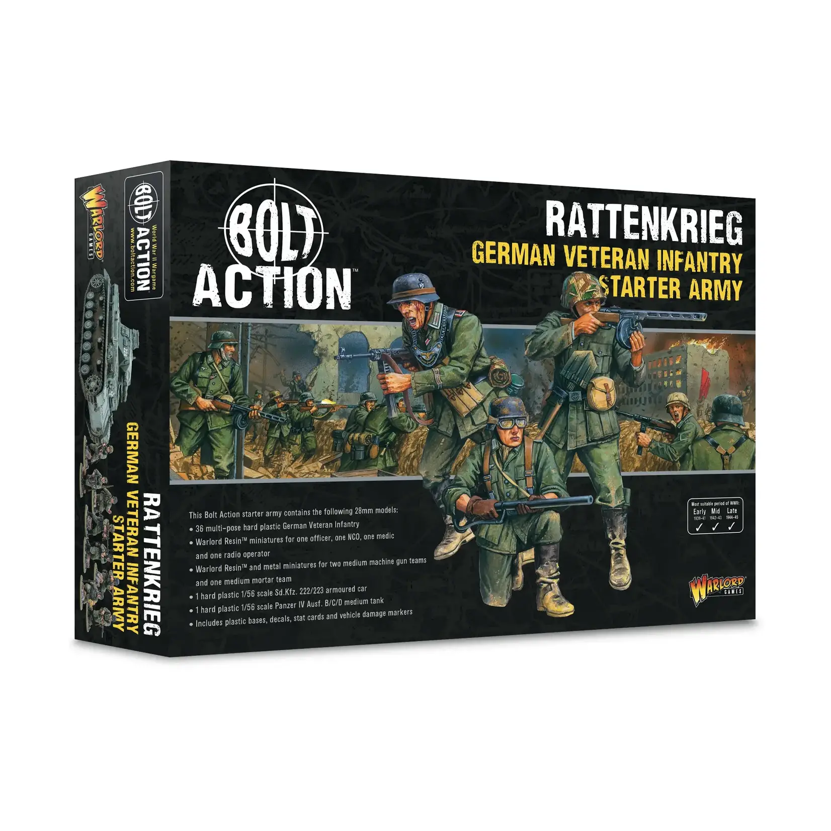 Warlord Games Rattenkrieg: German Veteran Infantry Starter Army - Bolt Action