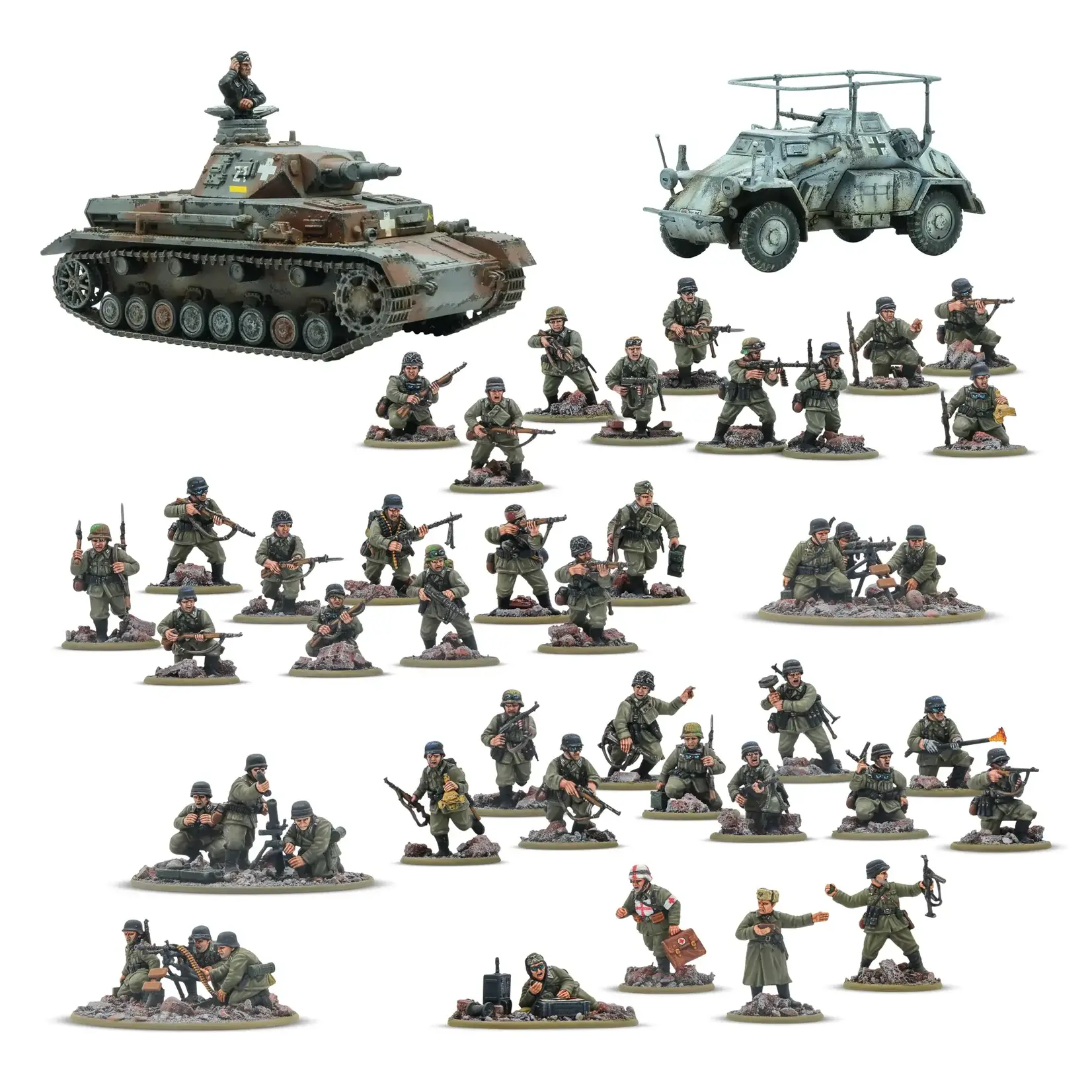 Warlord Games Rattenkrieg: German Veteran Infantry Starter Army - Bolt Action