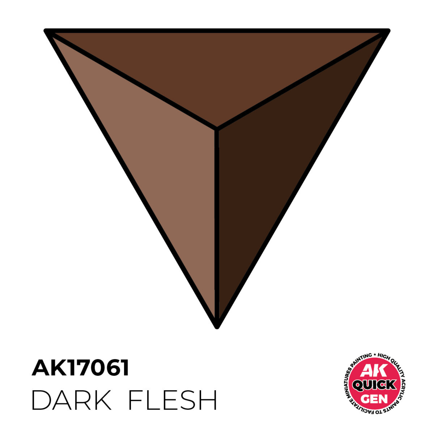 Quick Gen Dark Flesh 18 ml -  AK Interactive