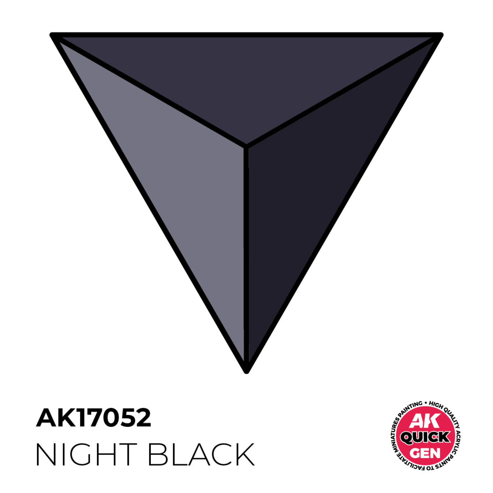 Quick Gen Night Black 18 ml - AK Interactive