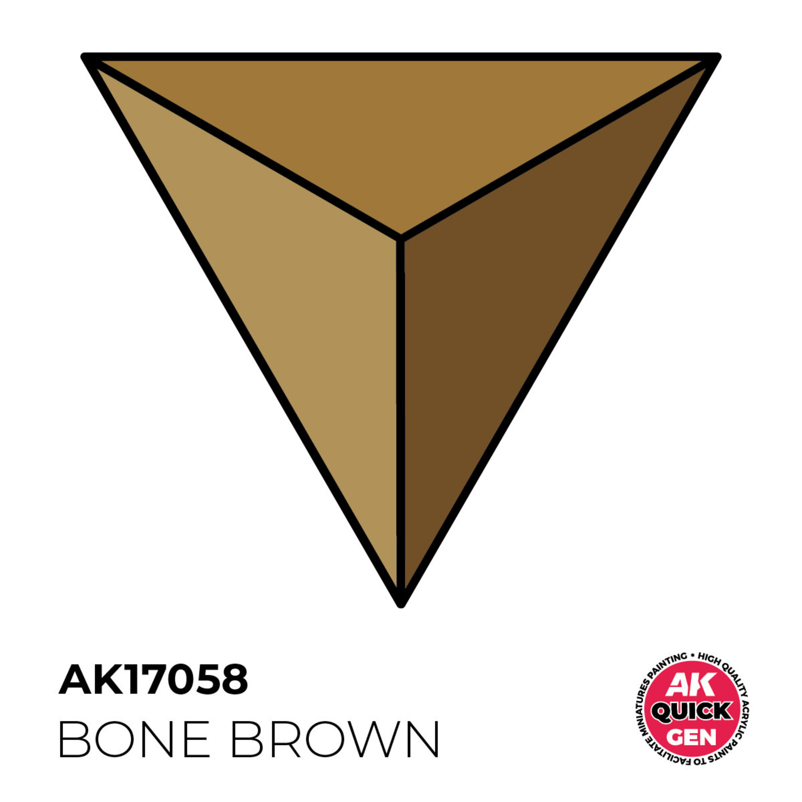 Quick Gen Bone Brown 18 ml - AK Interactive