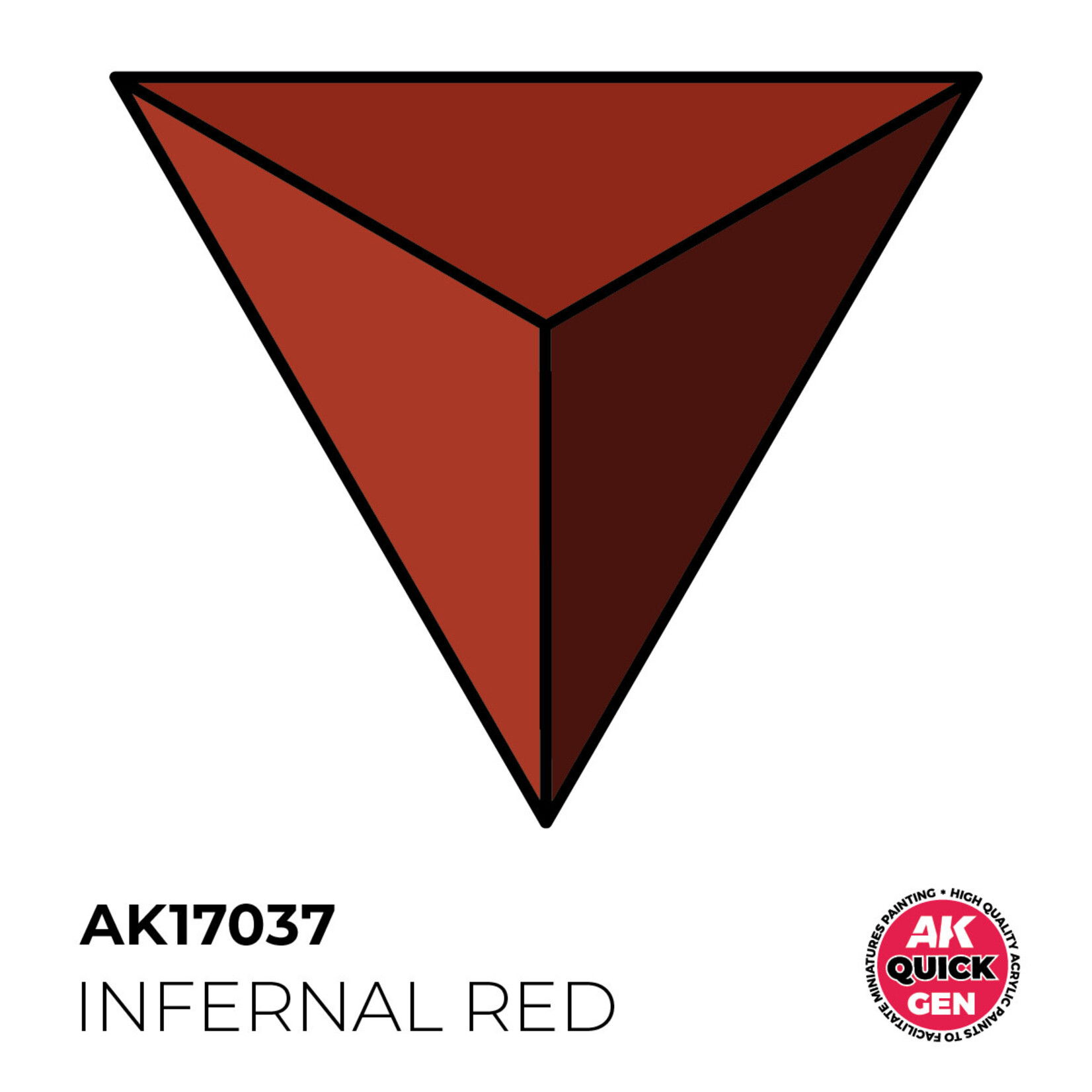 Quick Gen Infernal Red 18 ml - AK Interactive