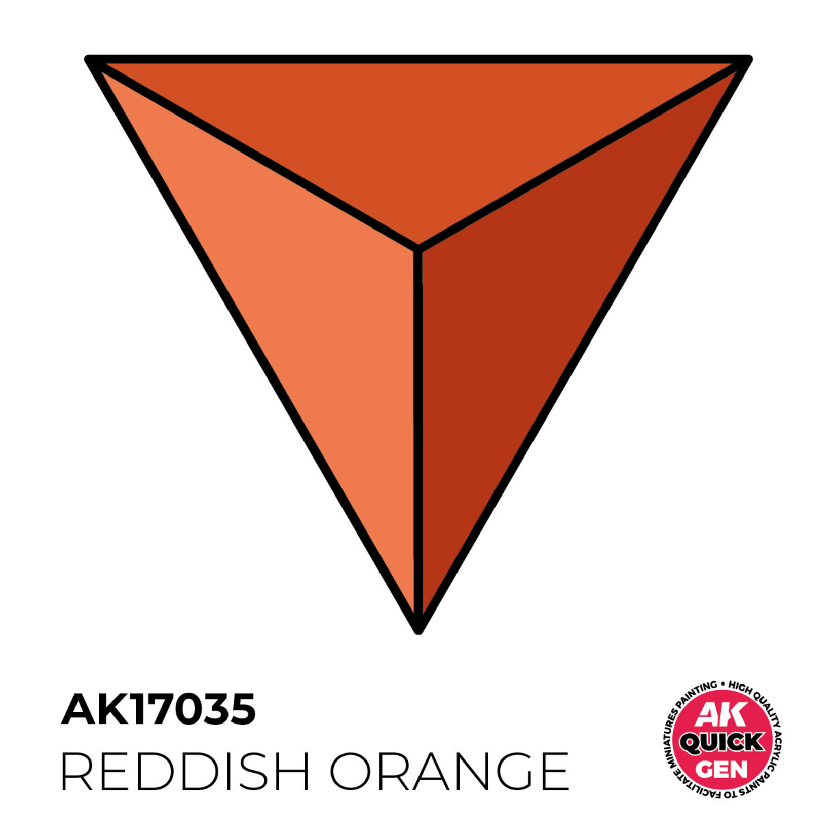 Quick Gen Reddish Orange 18 ml - AK Interactive