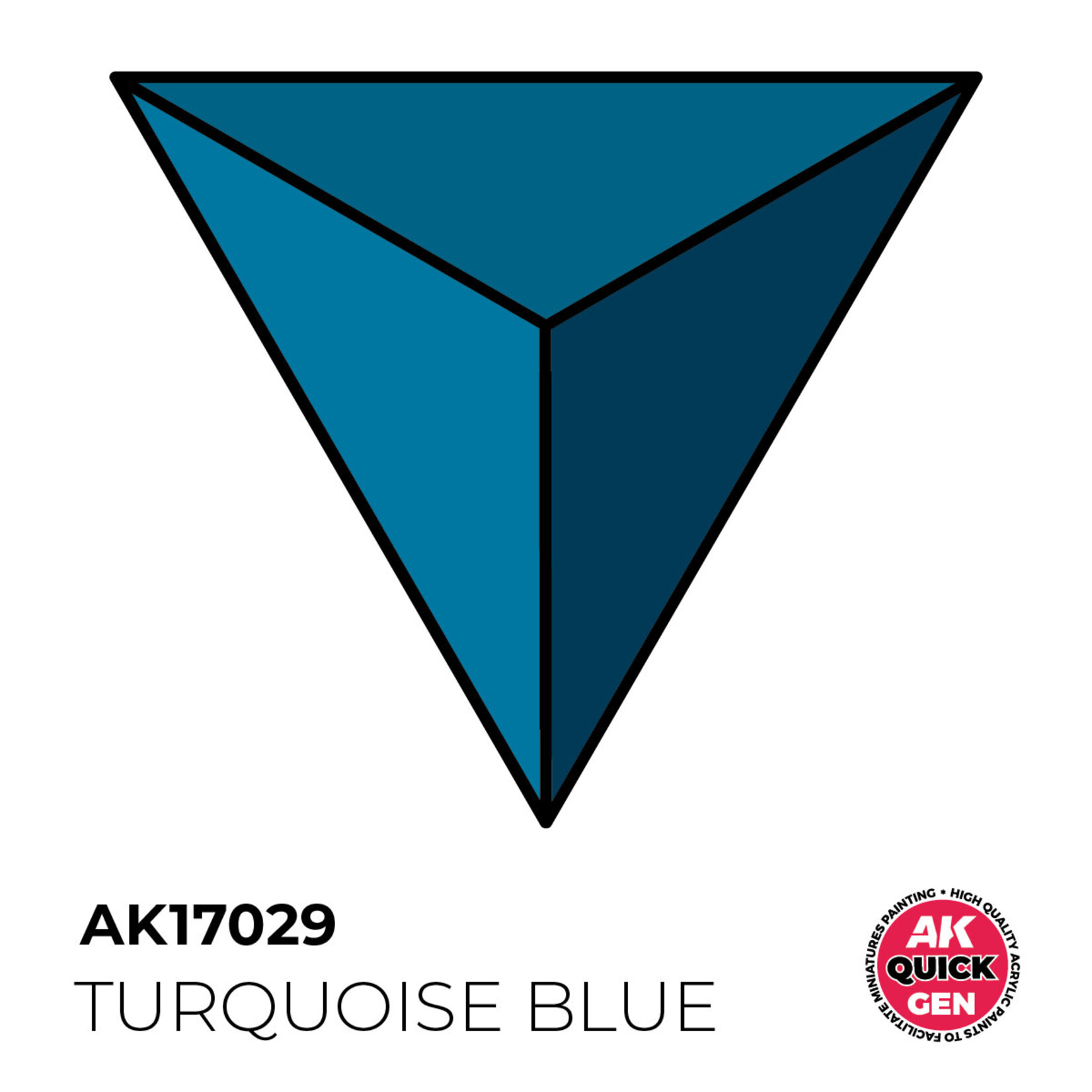 Quick Gen Turquoise Blue 18 ml - AK Interactive