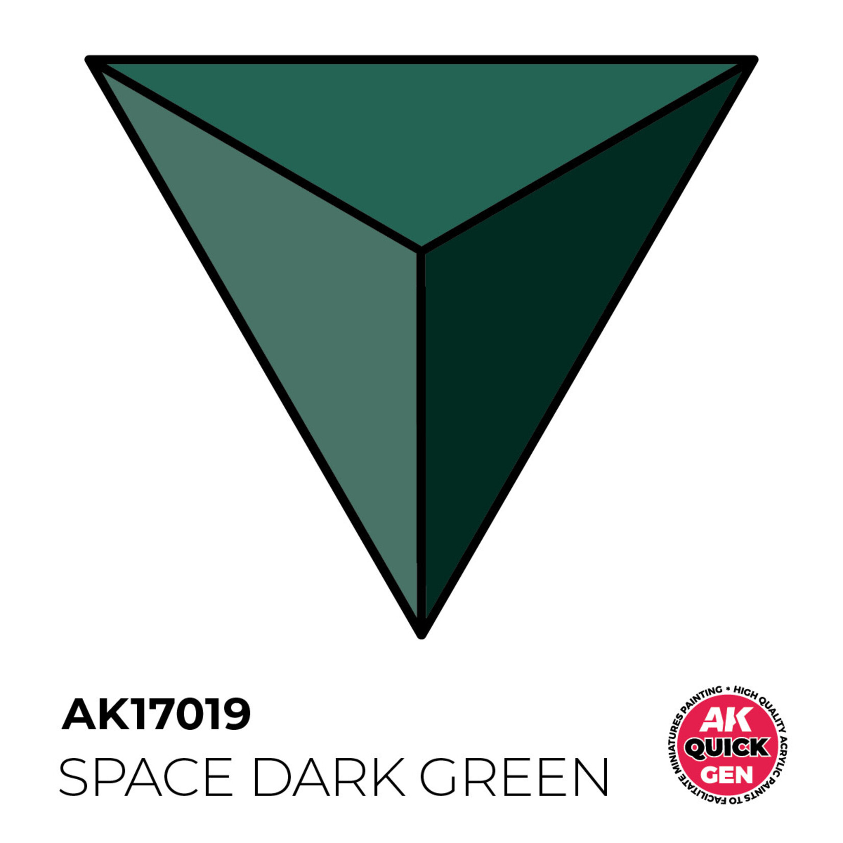 Quick Gen Space Dark Green 18 ml - AK Interactive