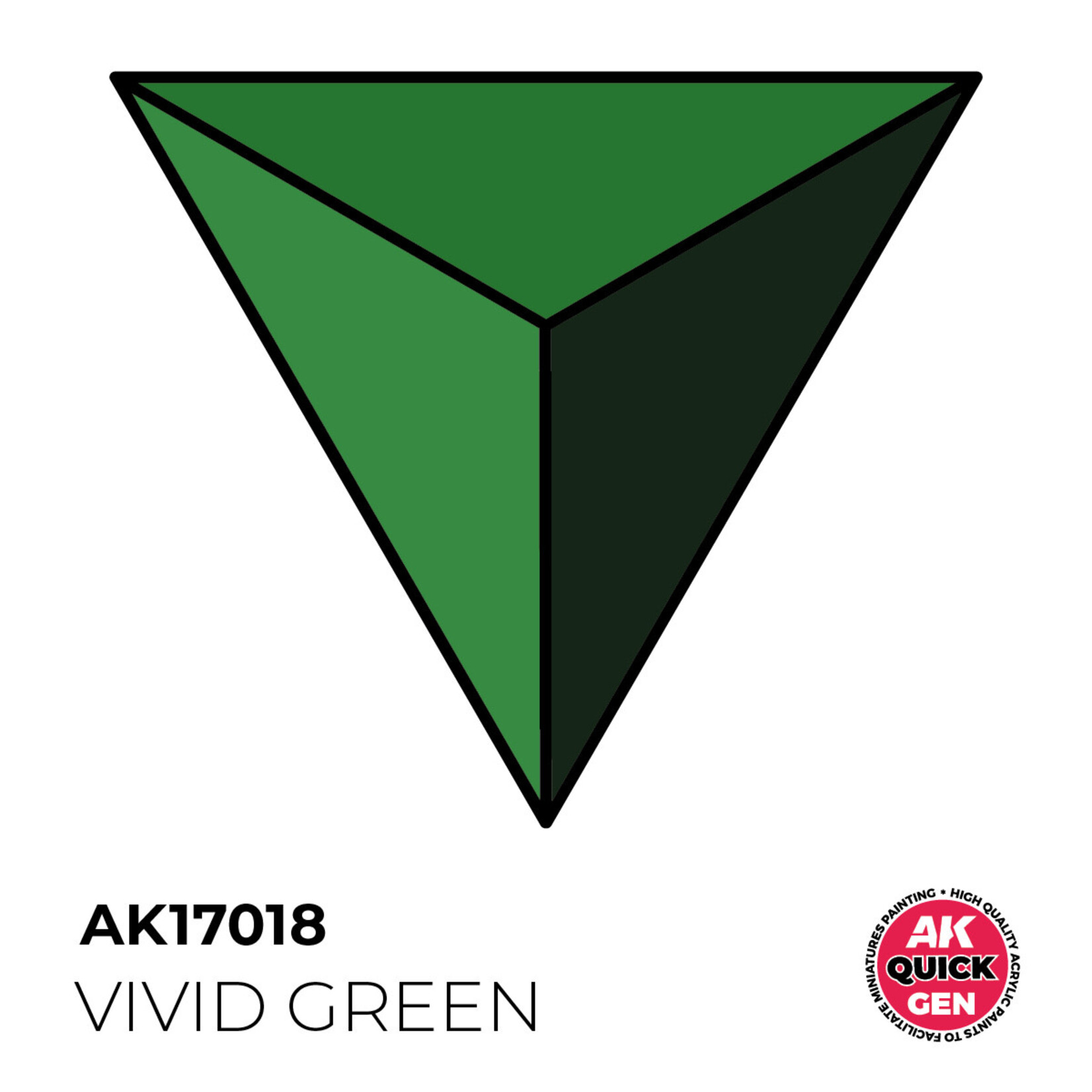 Quick Gen Vivid Green 18 ml - AK Interactive