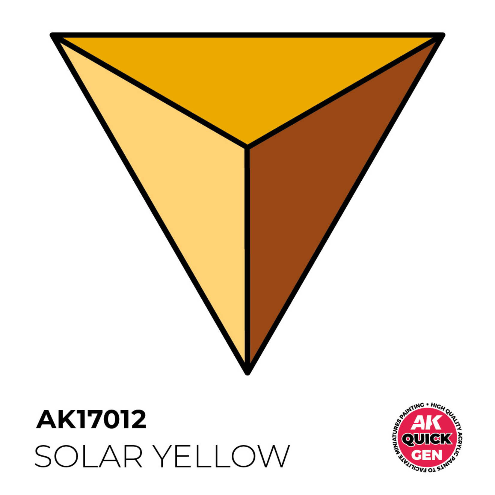 Quick Gen Solar Yellow 18ml - AK Interactive