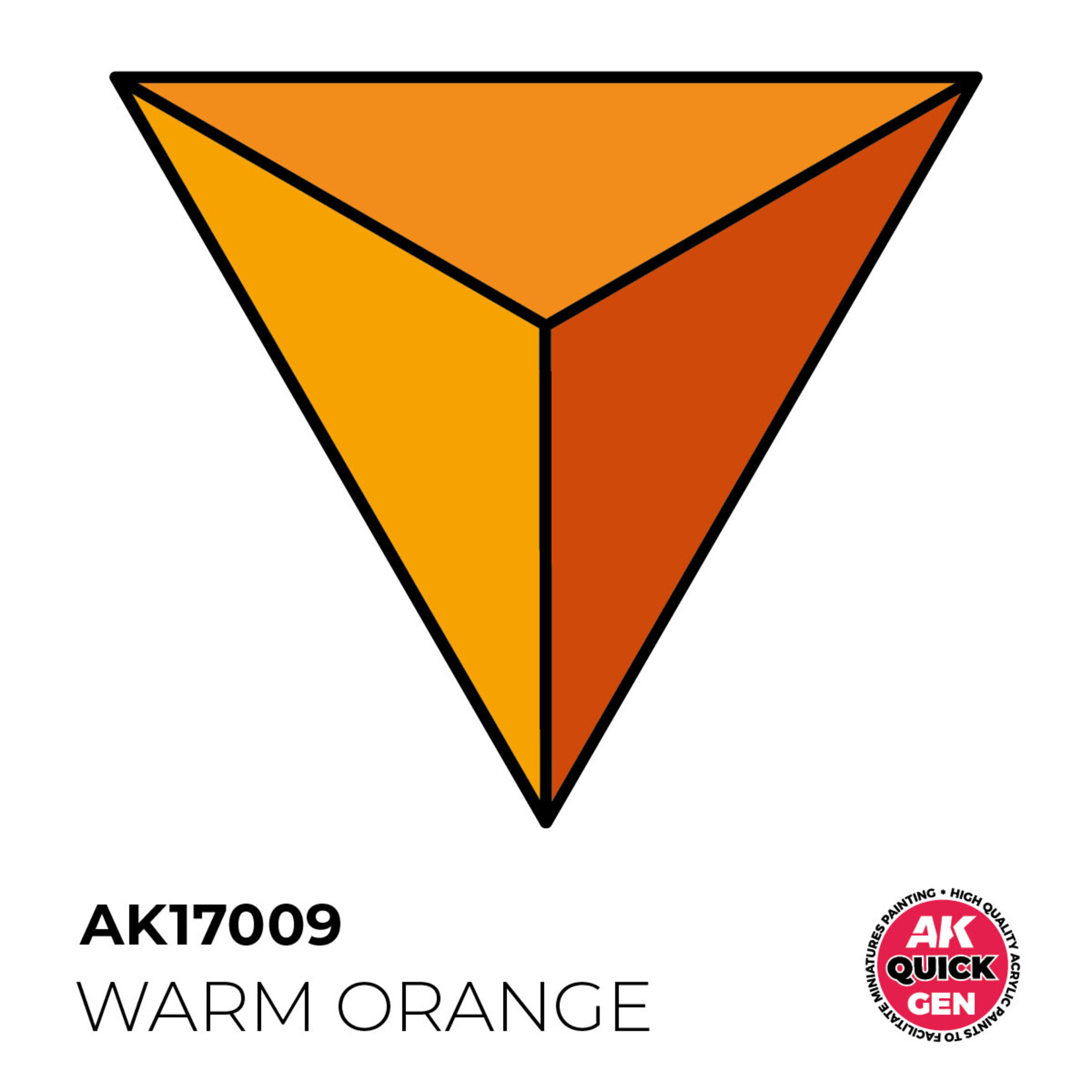 Quick Gen Warm Orange 18ml - AK Interactive