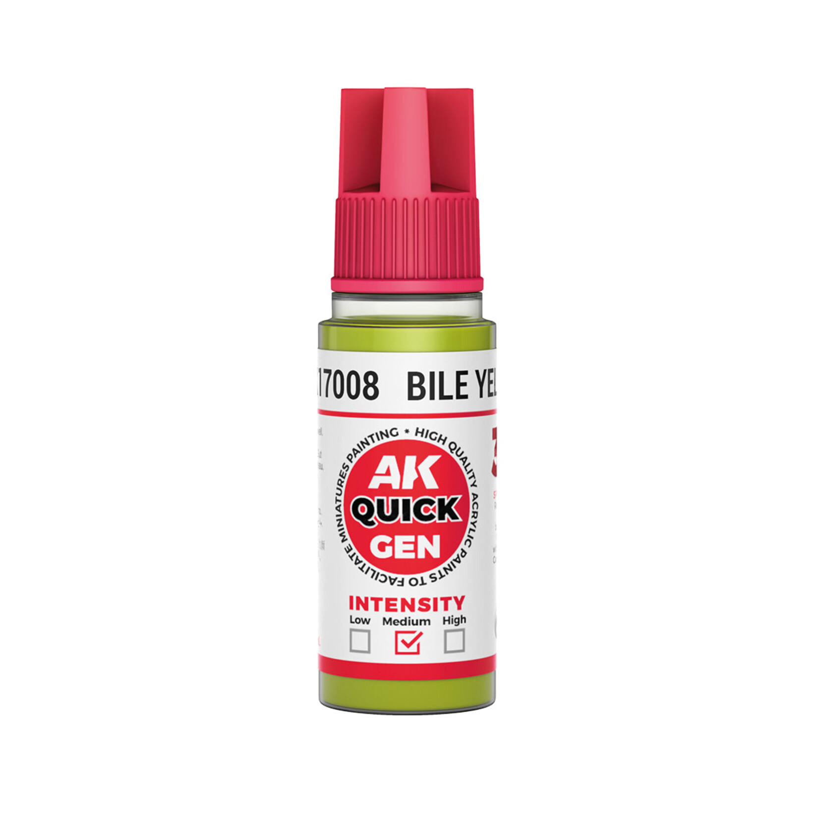Quick Gen Bile Yellow 18ml - AK Interactive