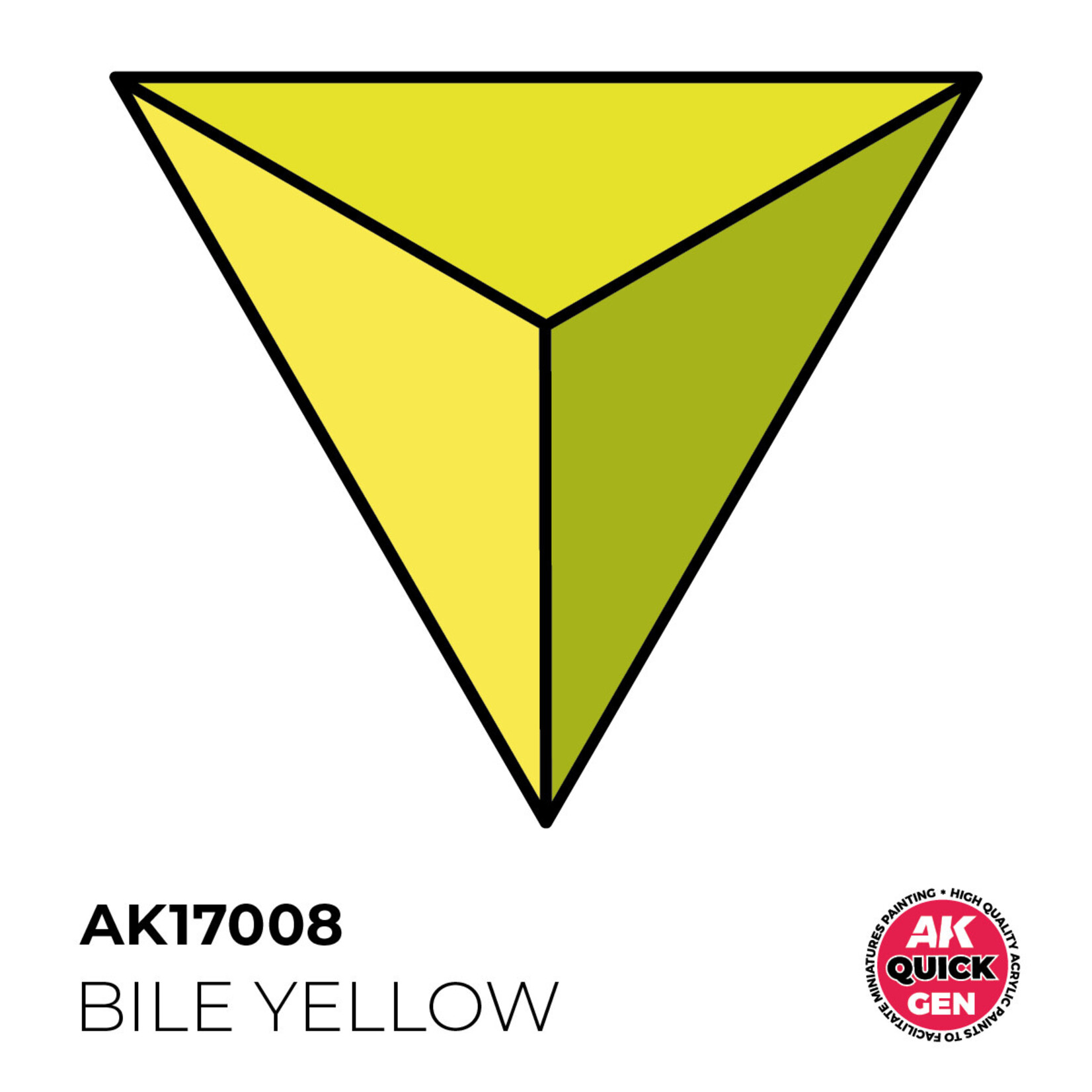 Quick Gen Bile Yellow 18ml - AK Interactive