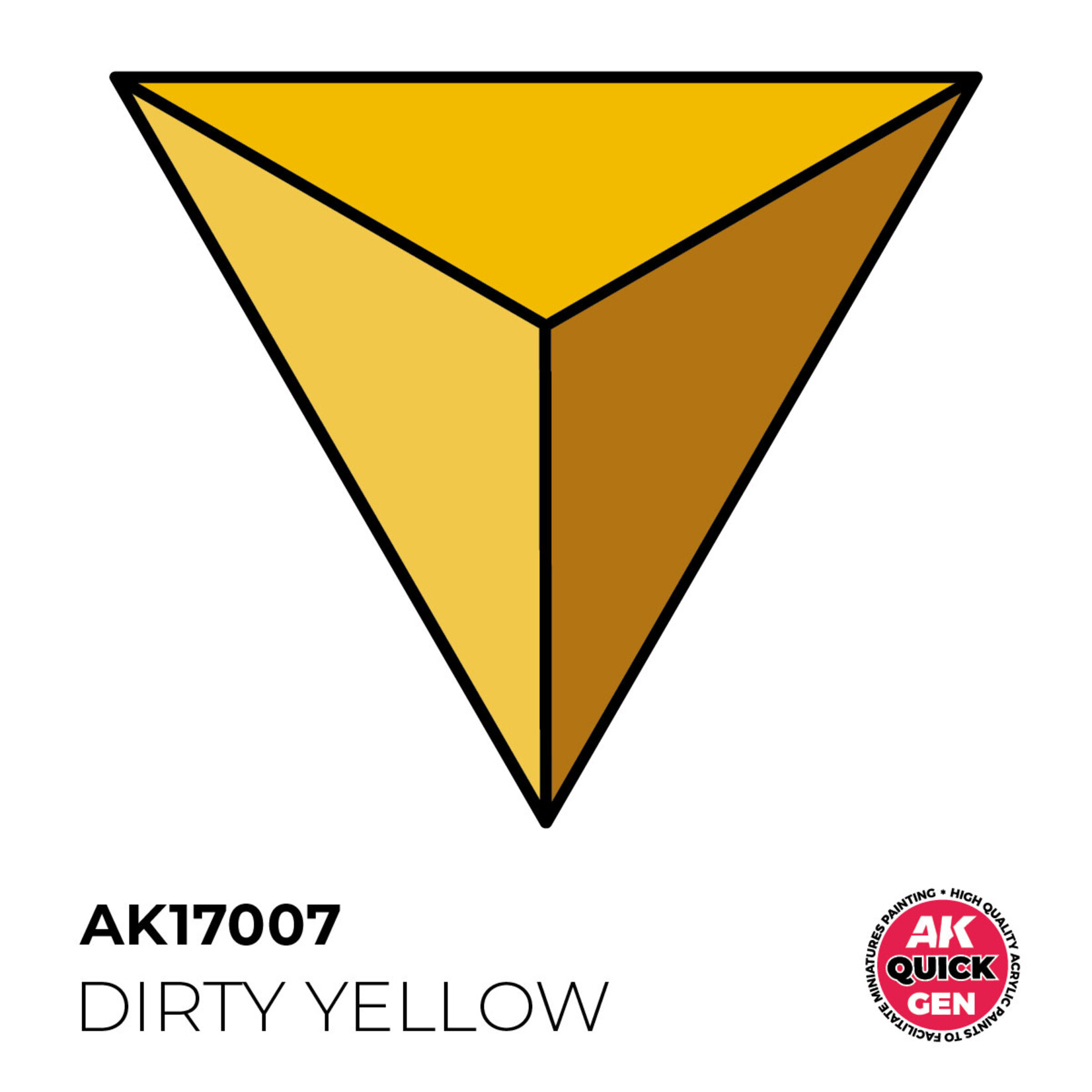 Quick Gen Dirty Yellow 18ml - AK Interactive