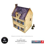 Micro Art Studio WW2 Normandy Townhouse 3, Pre-painted - Bolt Action