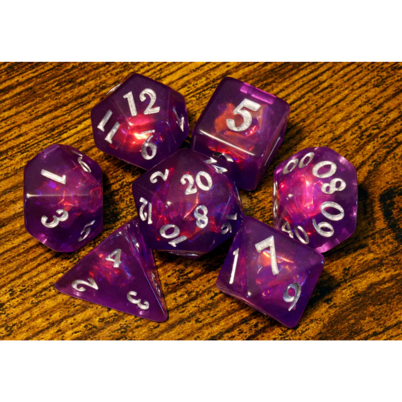 Opale Eldritch - Ensemble de dés polyhédriques par La Voûte du magicien