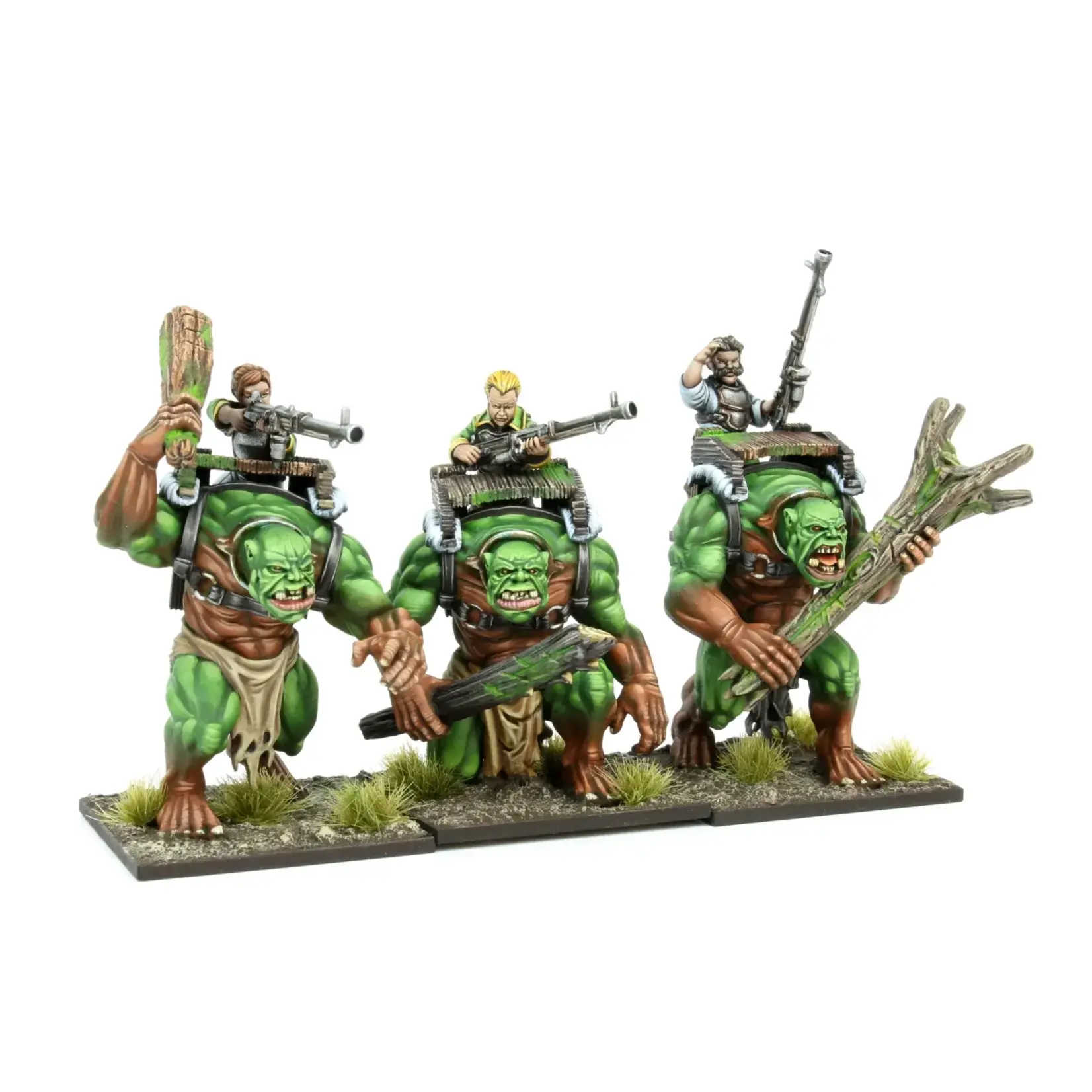 Mantic Régiment de Canonniers Trolls des Forêts - Halflings - Kings of War