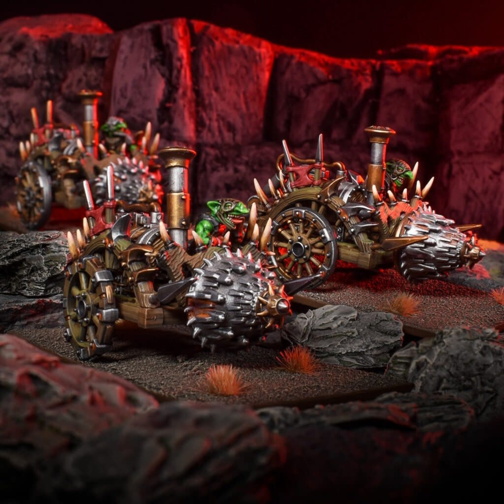Mantic Char/Hacheur Gobelin - Goblins - Kings of War
