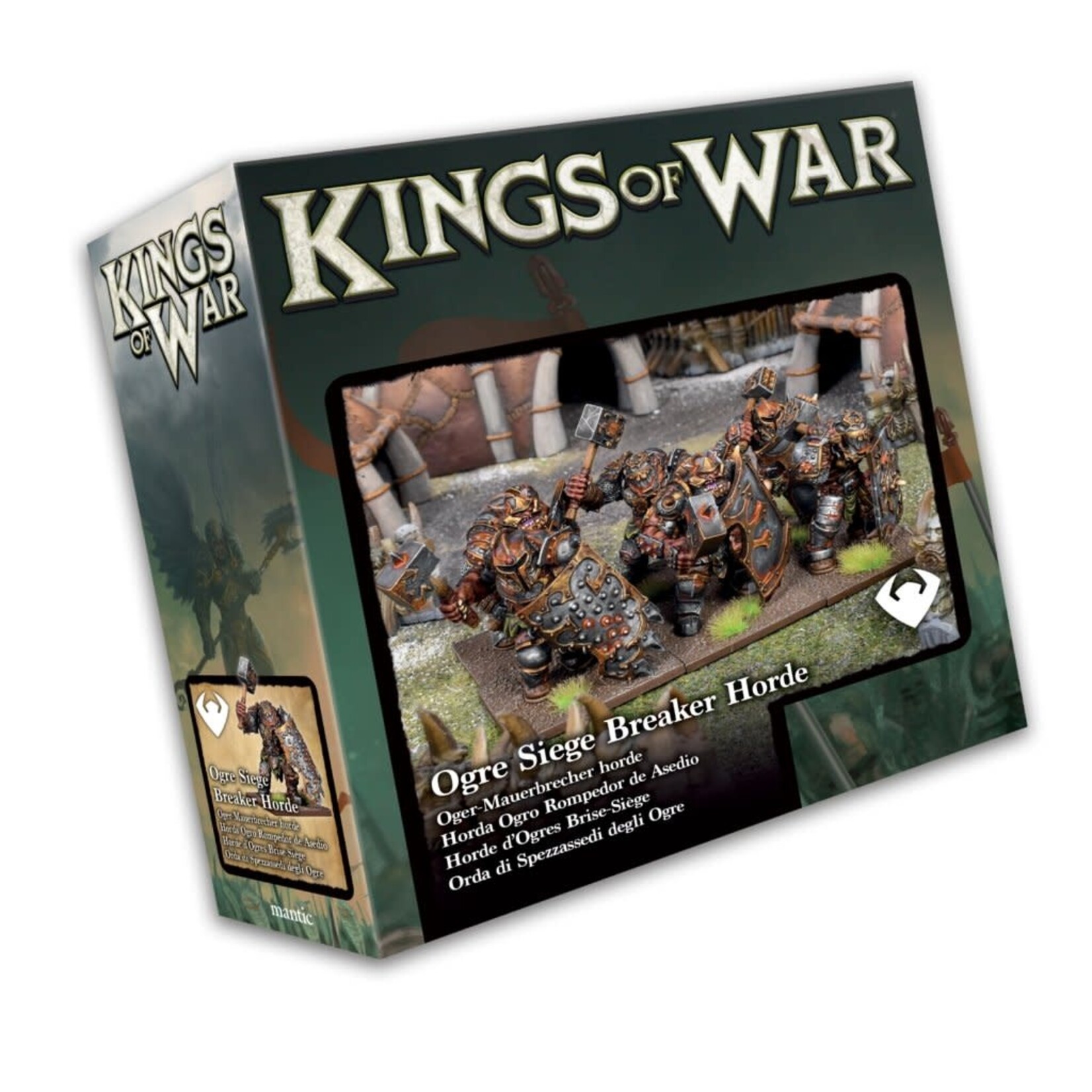 Mantic Ogre Siege Breaker Horde - Ogres - Kings of War