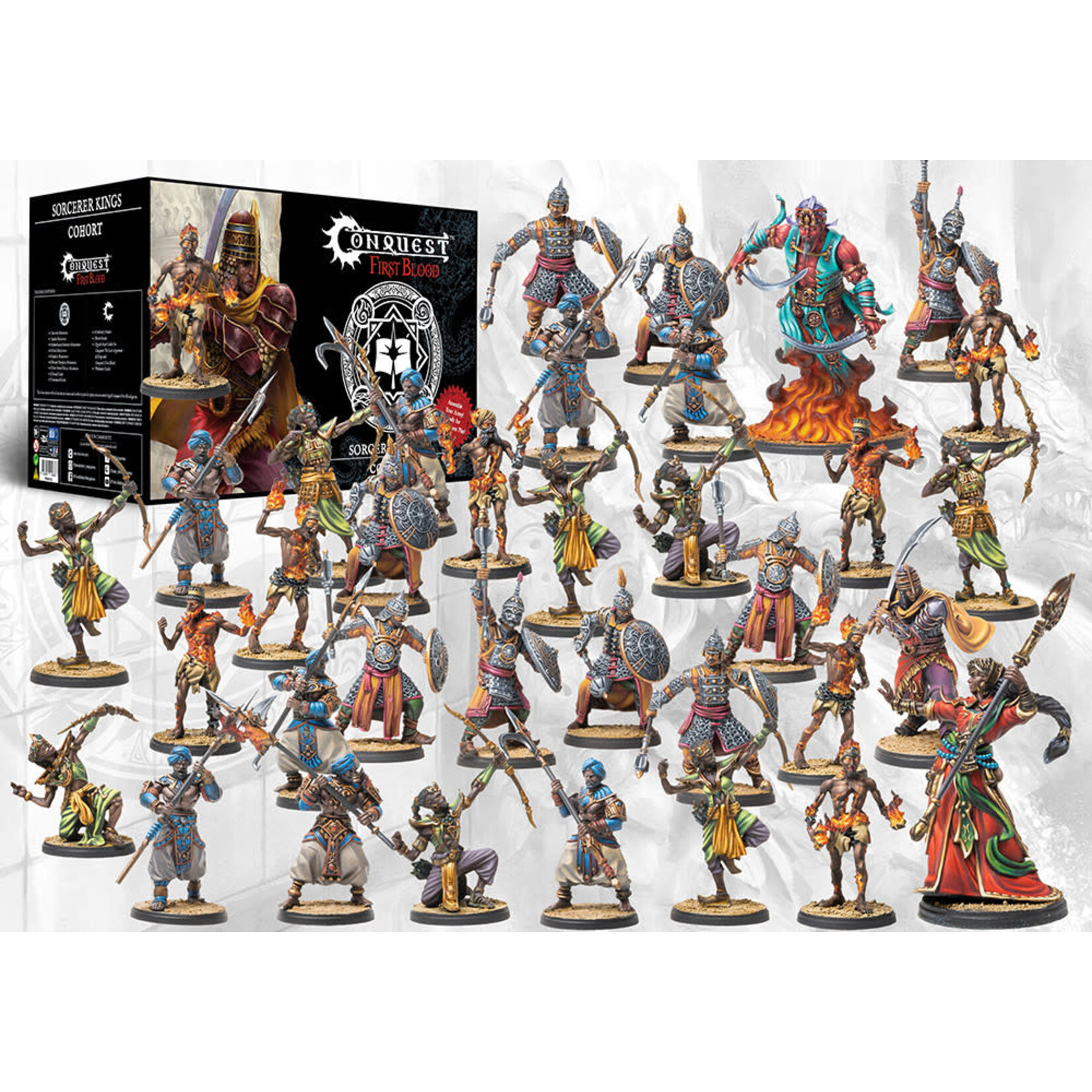 Para Bellum Games Sorcerer Kings - First Blood Cohort Starter Set - Conquest