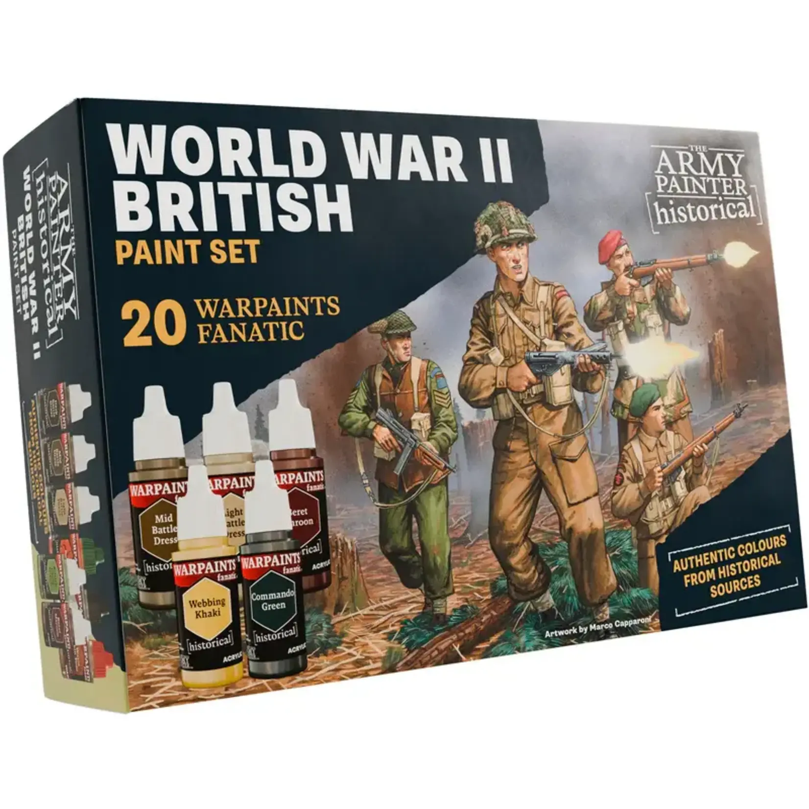 World War II British Paint Set: 20 Warpaints Fanatic - The Army Painter
