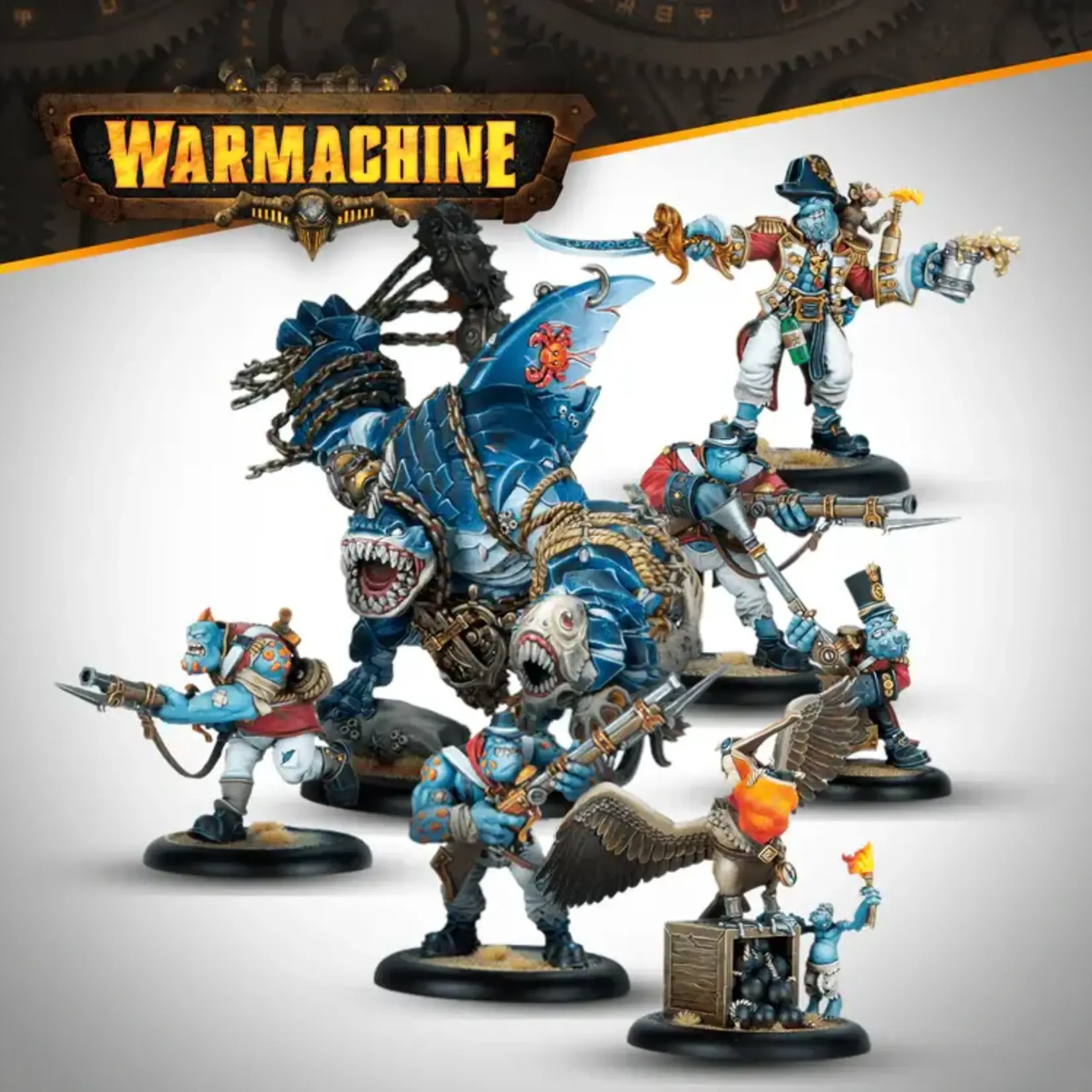 Steamforged Games Foulblood's Armada - Southern Kriels Command Cadre (Starter) - Warmachine