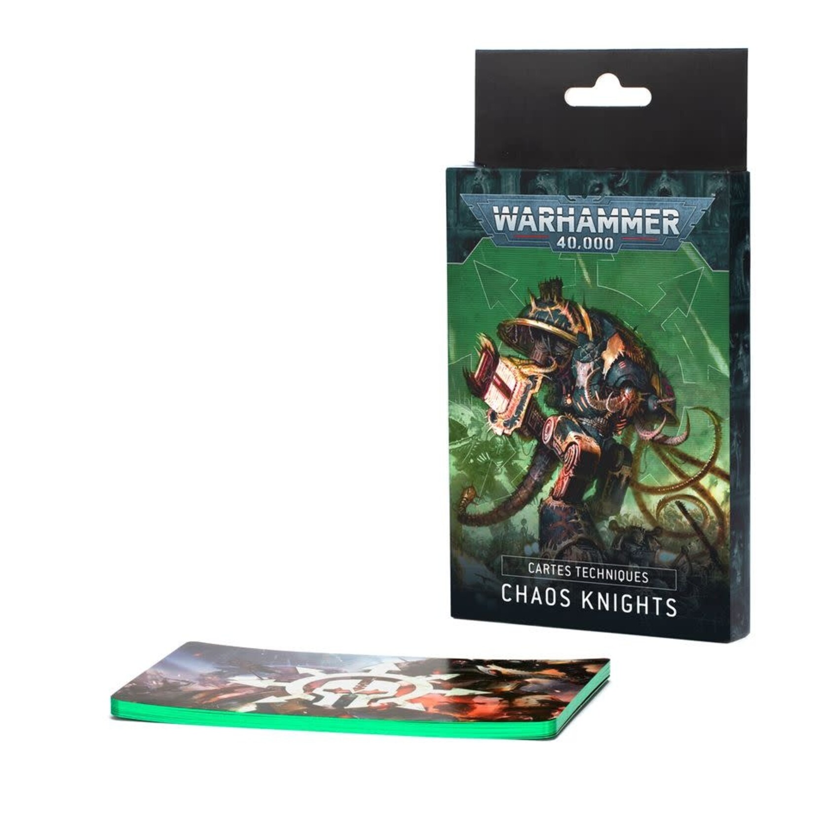 Games Workshop Chaos Knights: Cartes techniques - Warhammer 40,000 (FR)