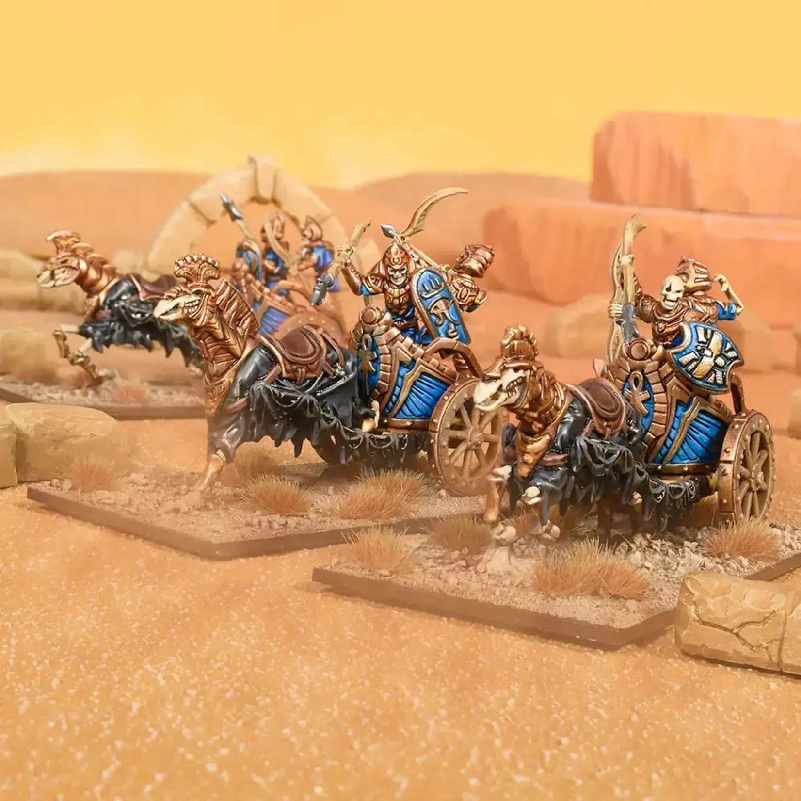 Mantic Revenant Chariots Regiment - Empire of Dust - Kings of War