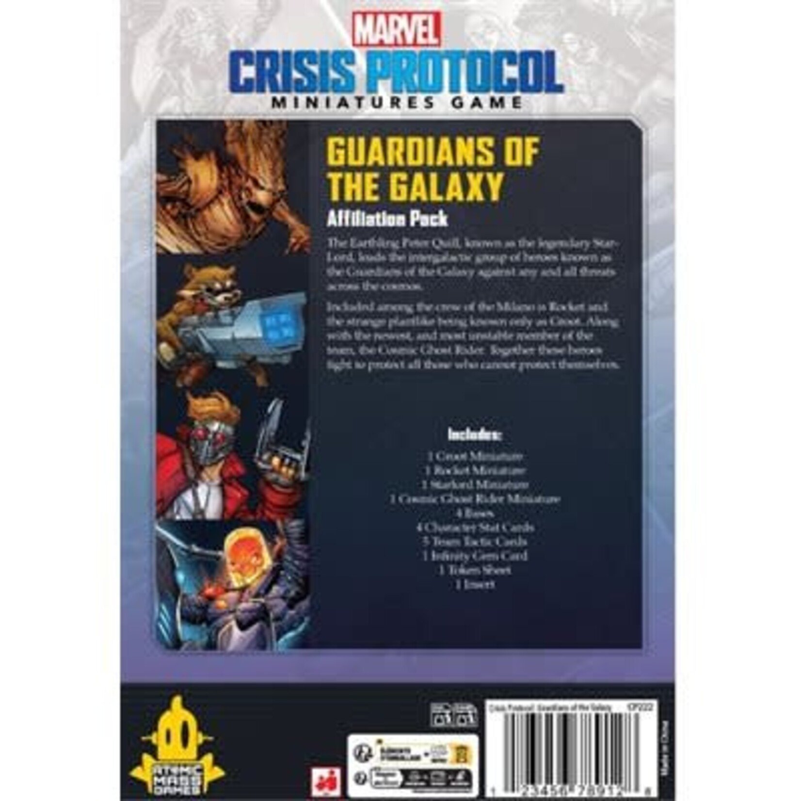 Guardians of the Galaxy Affiliation Pack - Marvel: Crisis Protocol (ML)