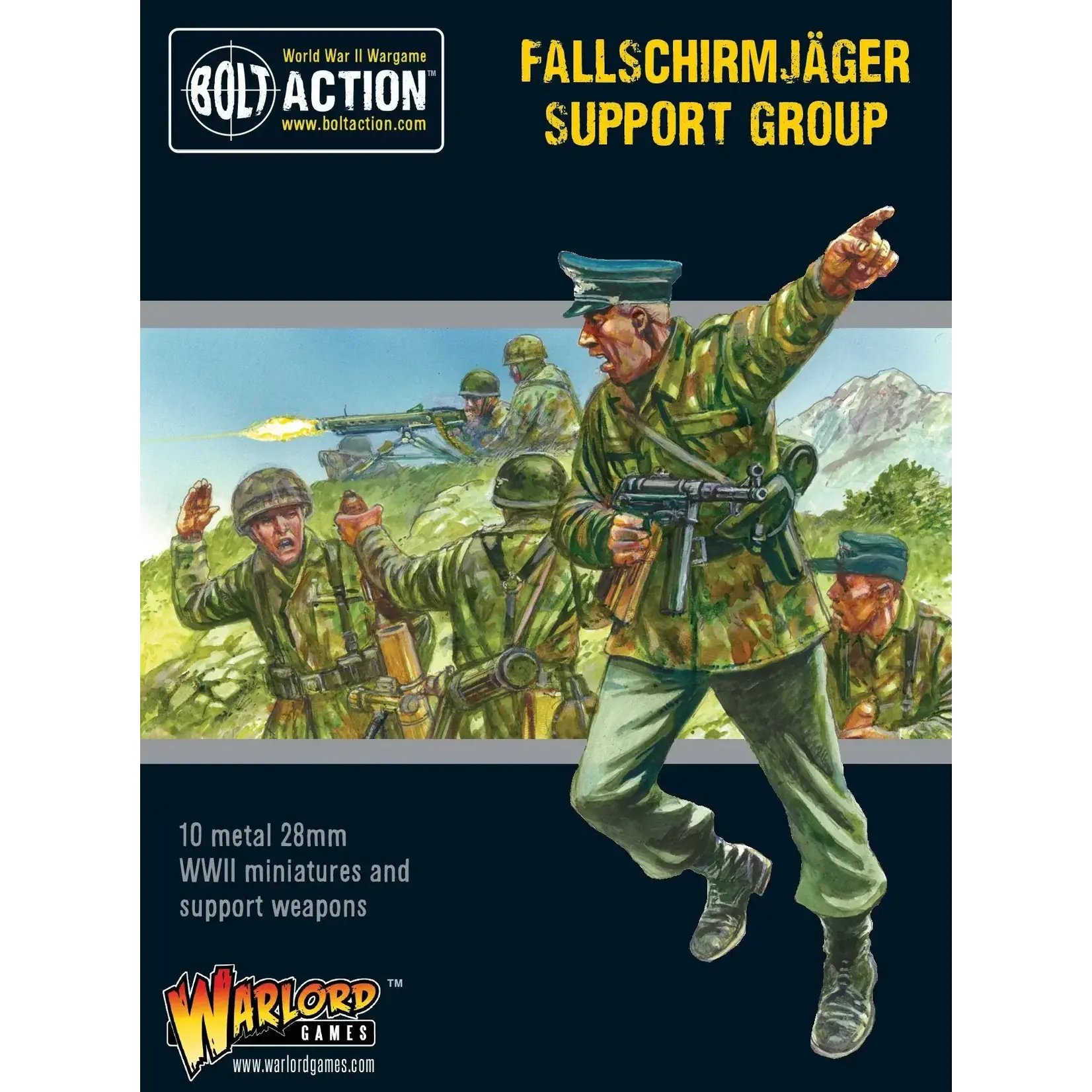 Warlord Games Fallschirmjager support group - Bolt Action
