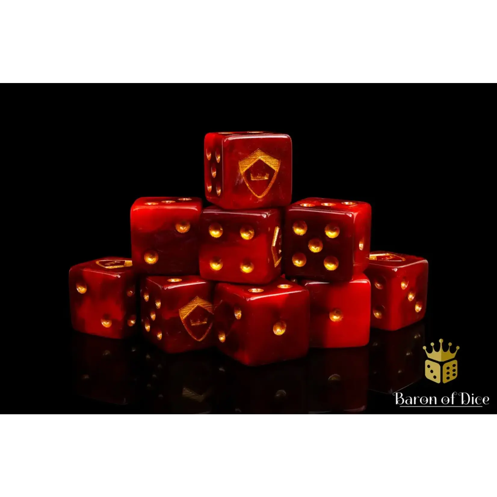 Baron of Dice Ensemble 25d6 Kings of War: Imperial Dwarves - Official Dice Set - Baron of Dice