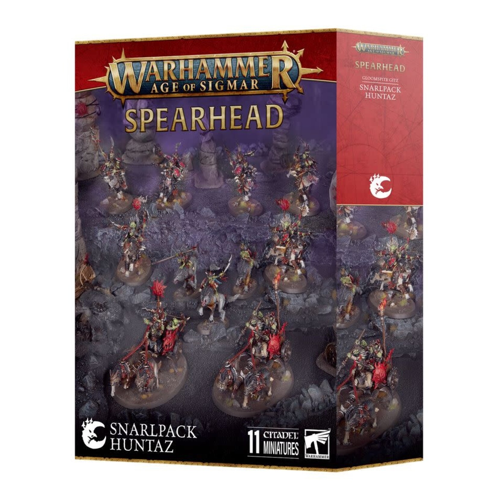 Games Workshop Spearhead: Snarlpack Huntaz - Gloomspite Gitz - Warhammer Age of Sigmar