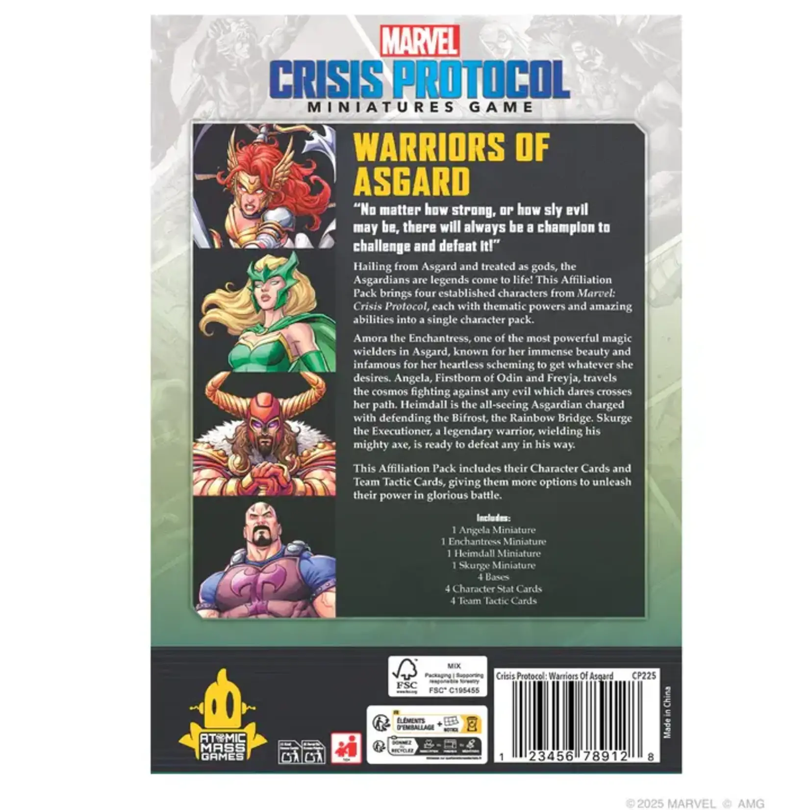 Warriors of Asgard Affiliation Pack - Marvel: Crisis Protocol (ML)