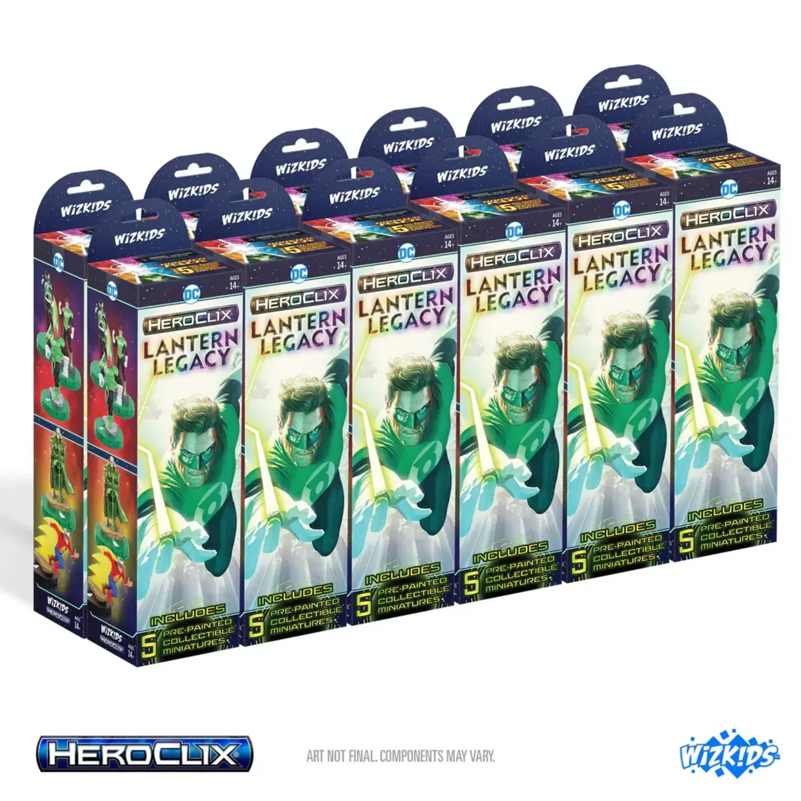 WizKids Brique de 12 boosters DC Heroclix Lantern Legacy