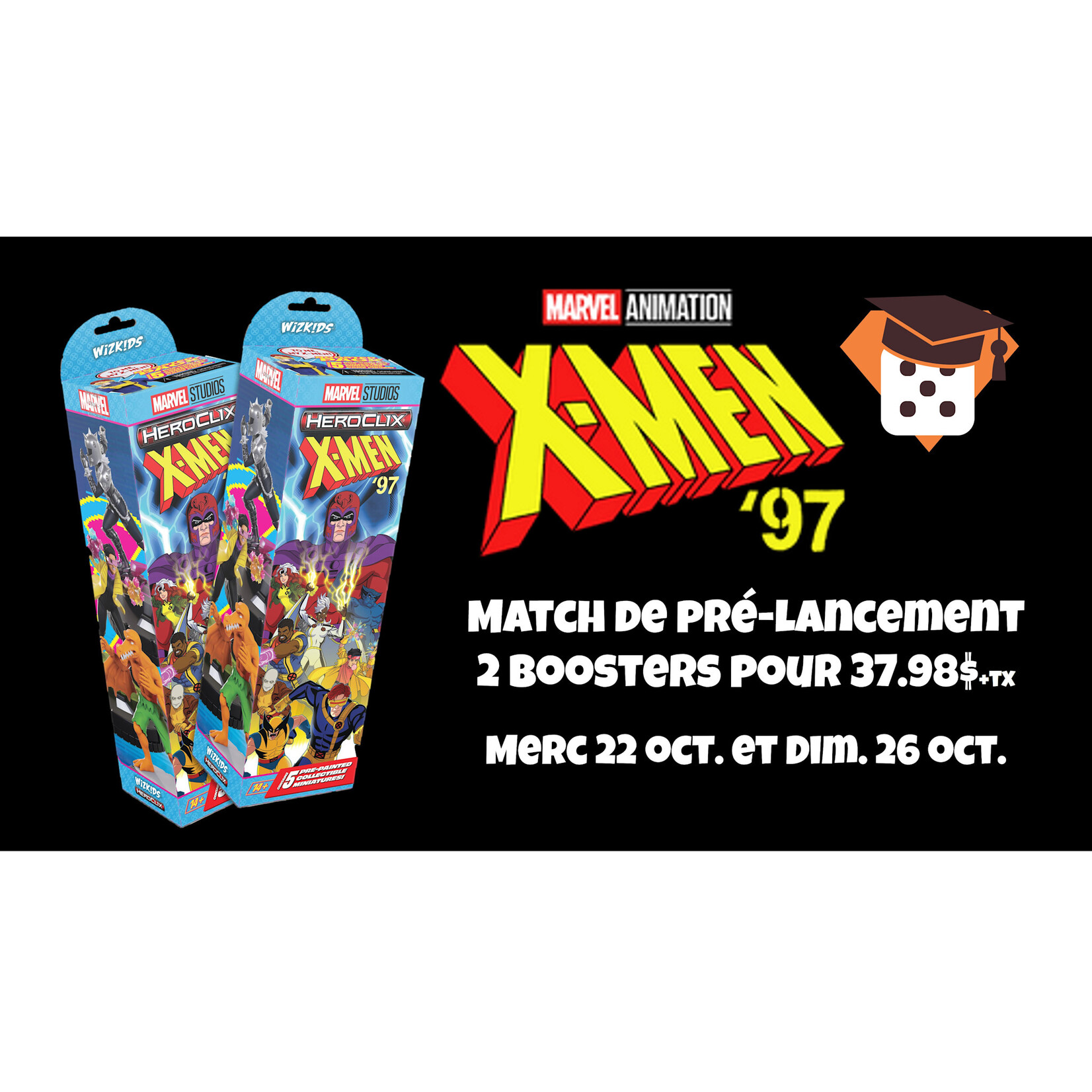 Pré-lancement Heroclix: X-Men '97 - mercredi 22 oct. 2025