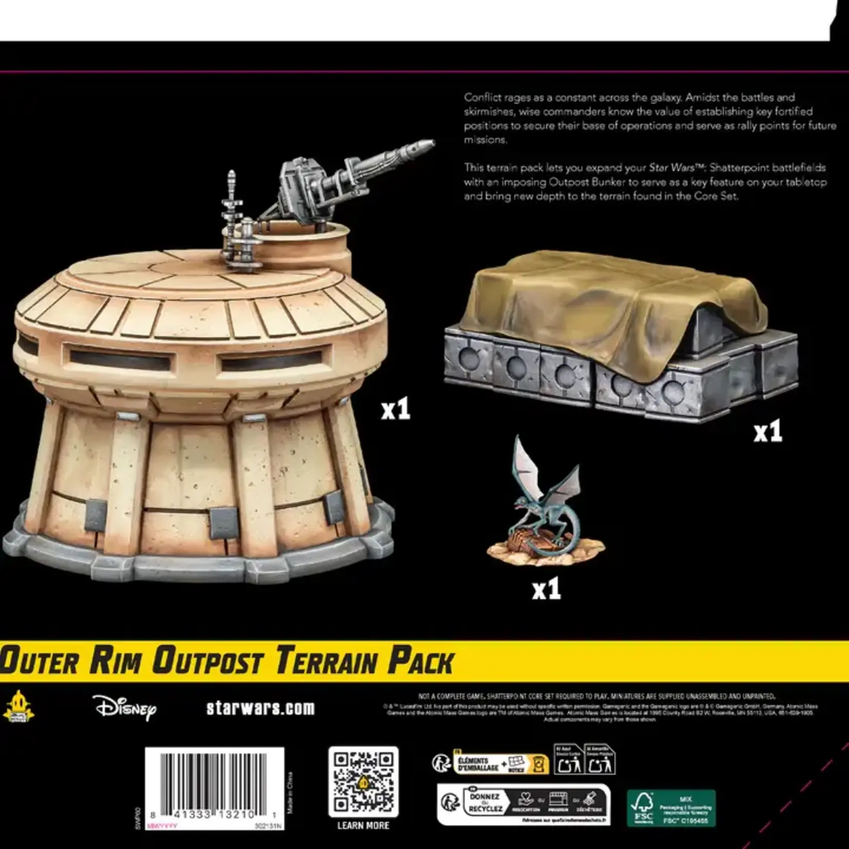 Outer Rim Outpost Terrain Pack - Star Wars: Shatterpoint (ML)